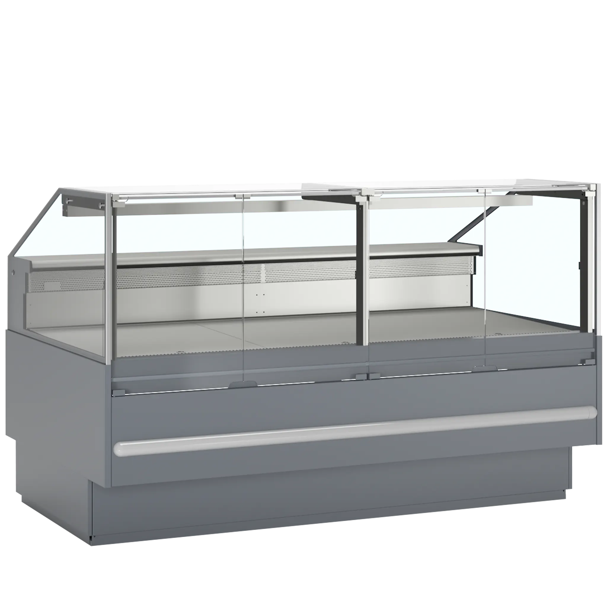 Comptoir vitrine premium profondeur 825mm - Longueur 1875 mm