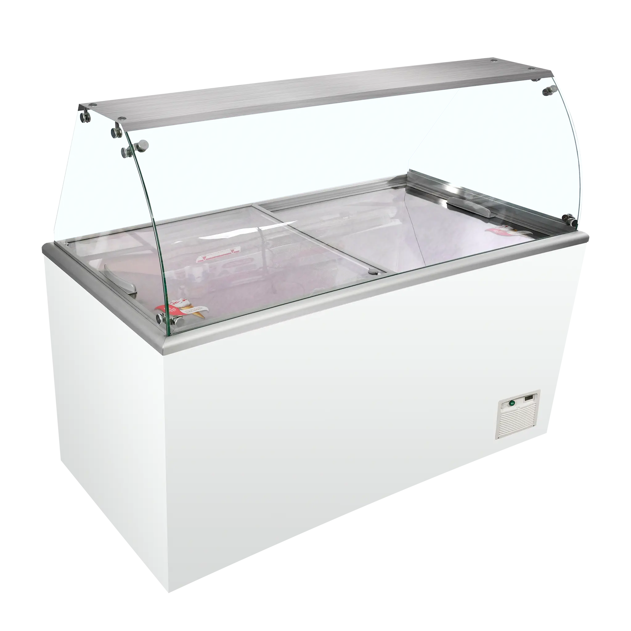 Vitrine comptoir à glaces Isoa froid statique  14 bacs Napoli de 5L