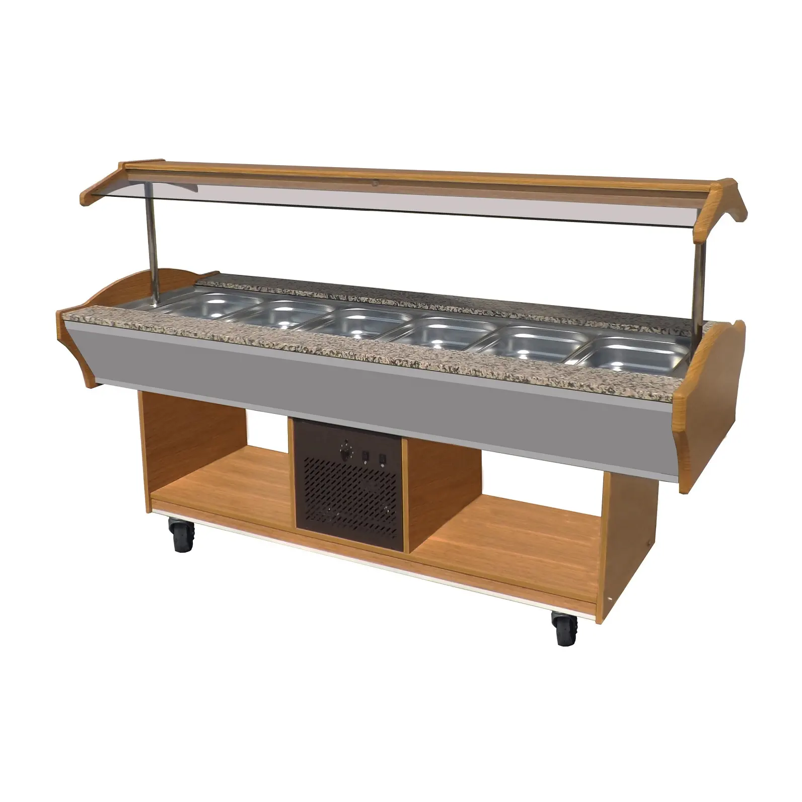 Buffet refrigeré 6x GN 1/1