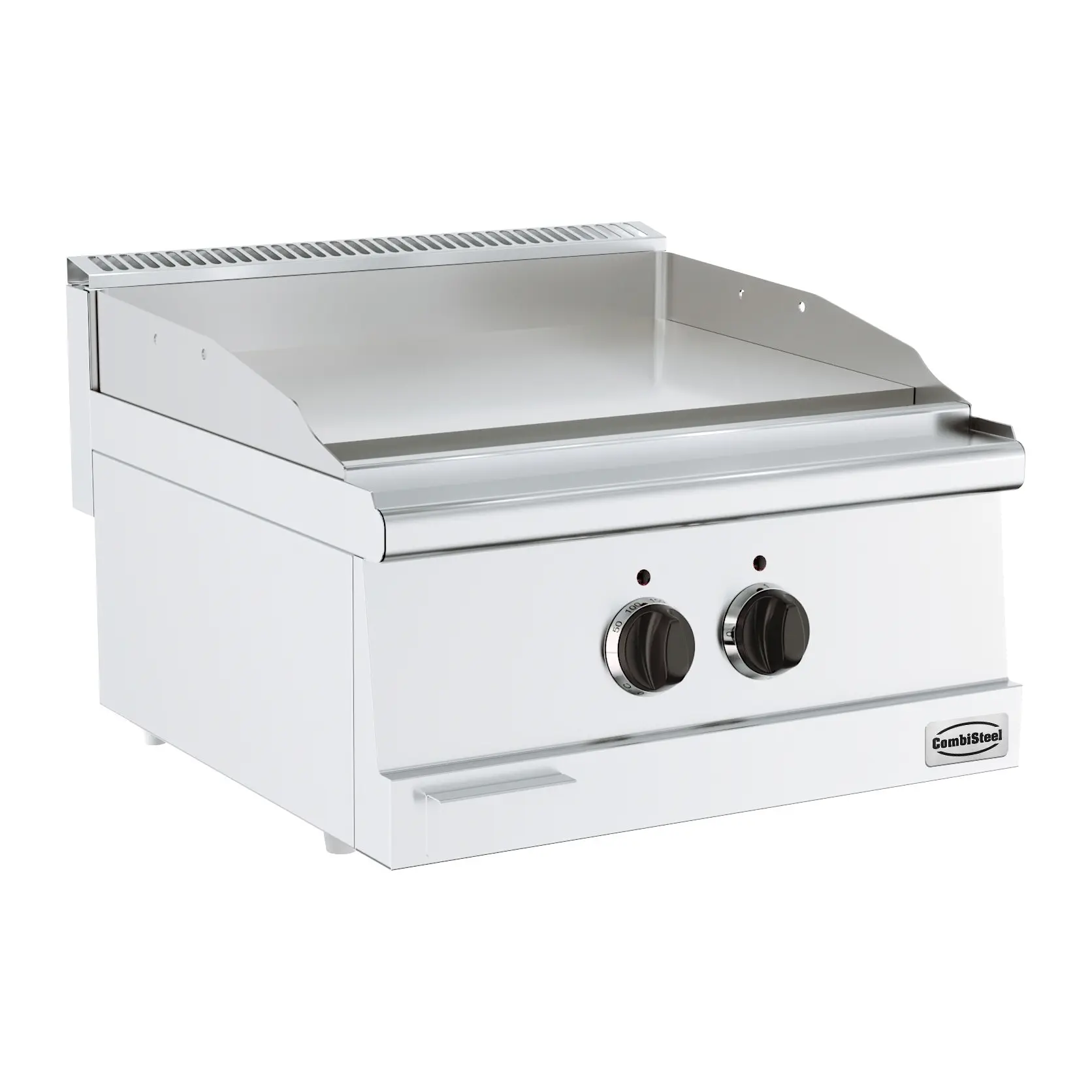 Plancha électrique en acier lisse - 600 x 600 mm - 6.0 kW