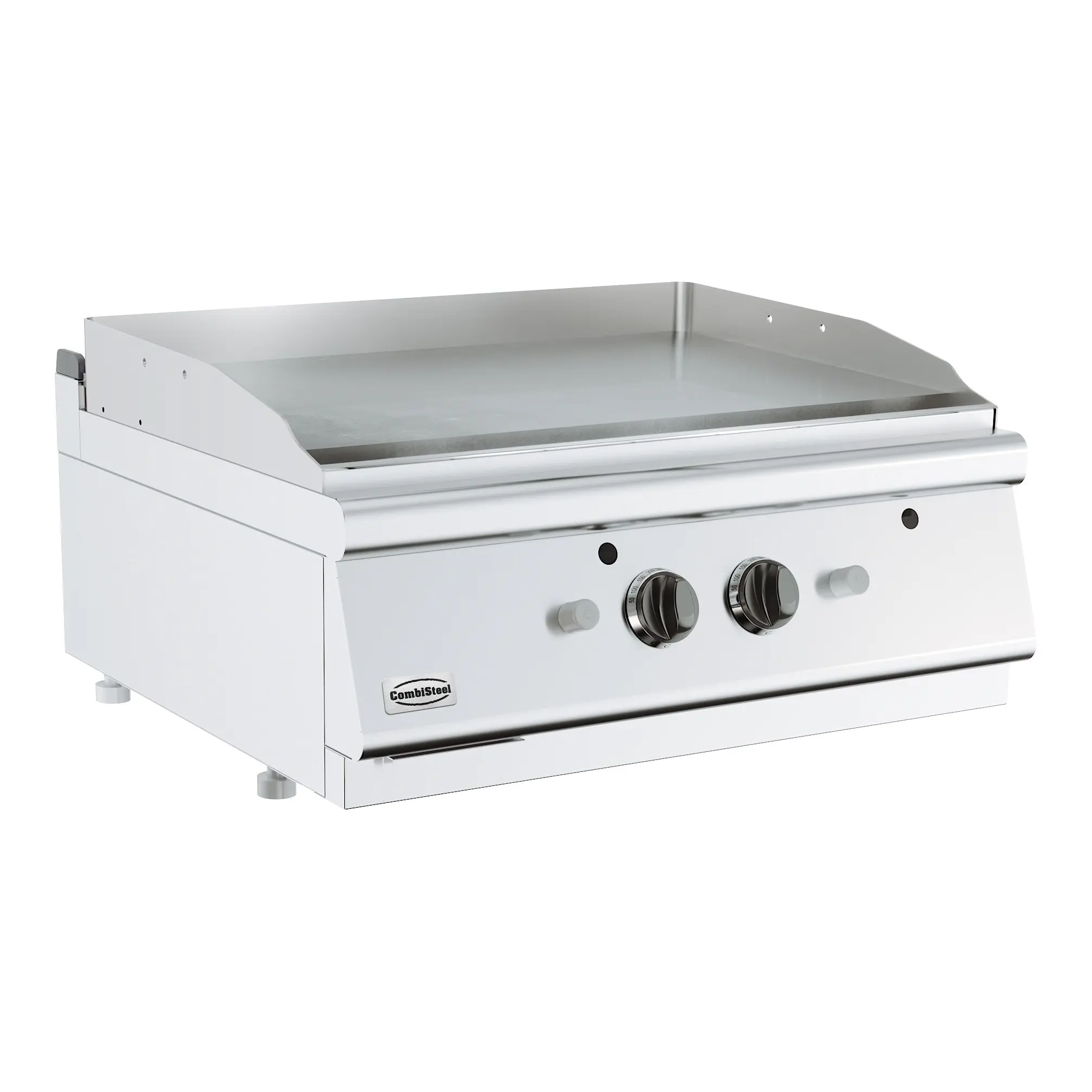 Plancha gaz double chromée - 800 x 700 mm - 13.0 kW