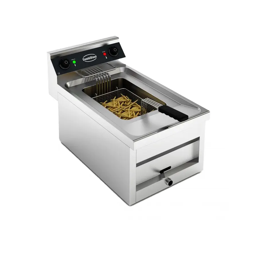 Friteuse à poser électrique 1x12l 6kw - 6.0 kW