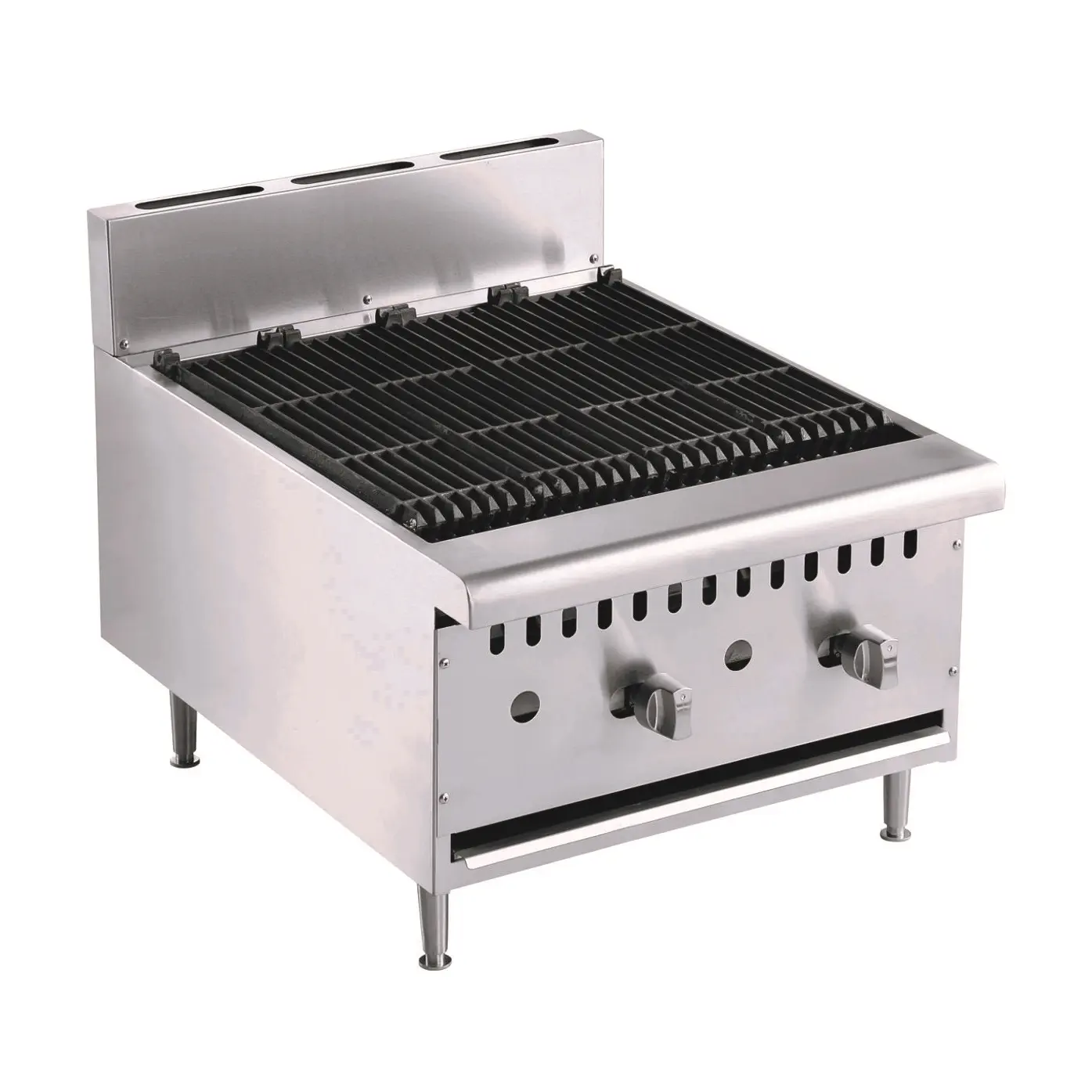 Grill pierre de lave gaz 2 brûleurs - 18.0 kW