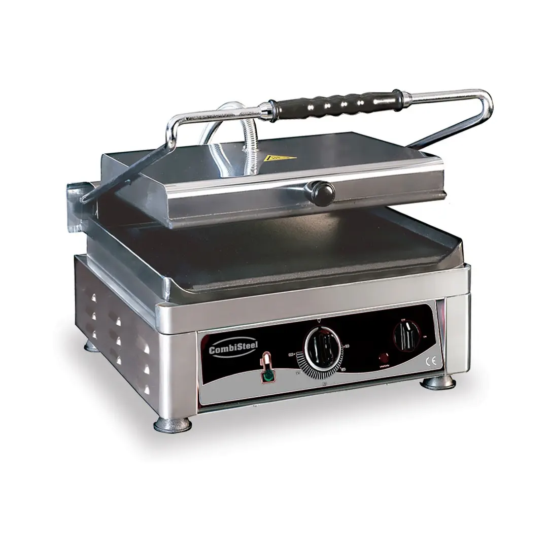 Grille de contact panini lisse - 2.5 kW