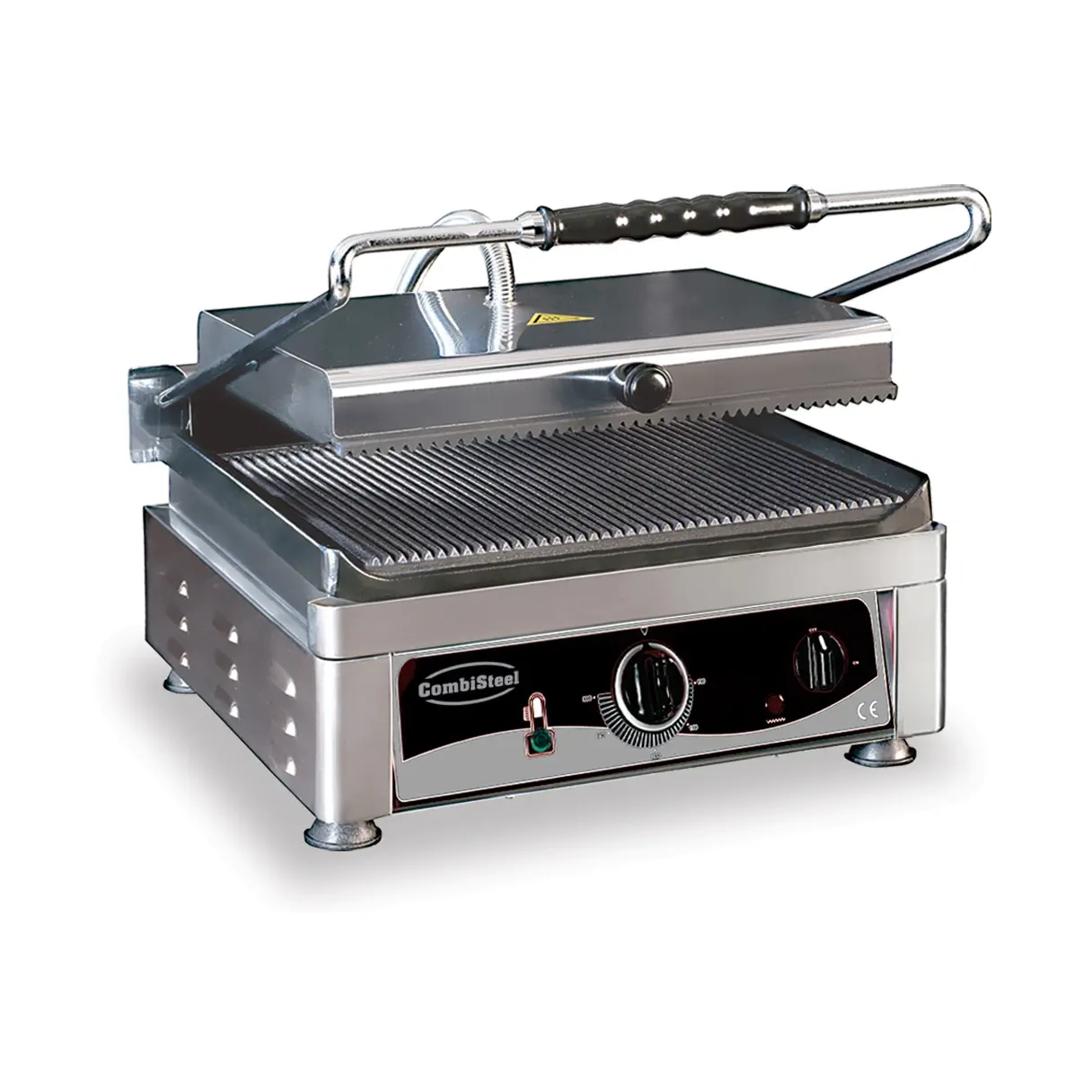 Grille de contact panini rainuré - 3.0 kW