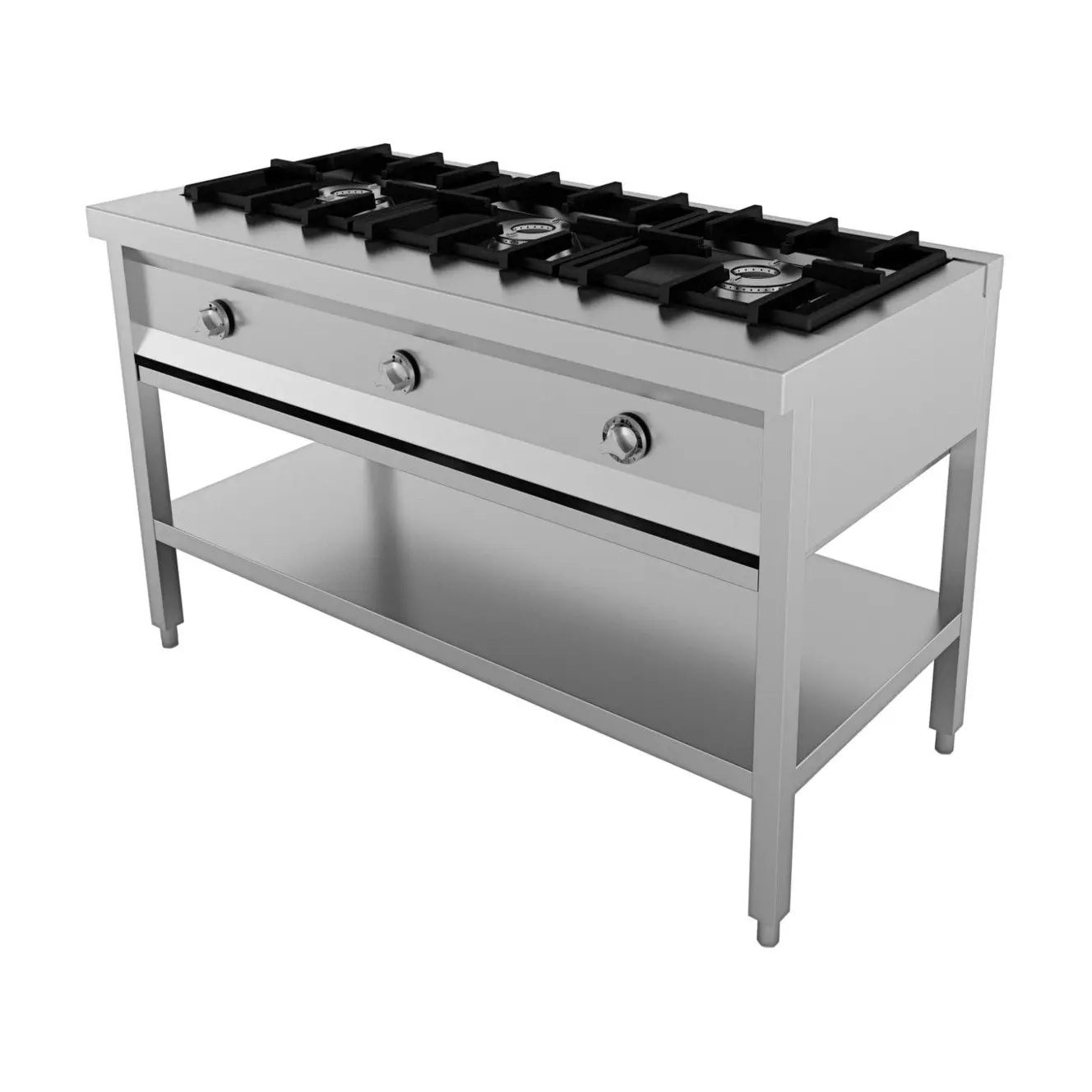 Réchauds 3 brûleurs - 19.5 kW