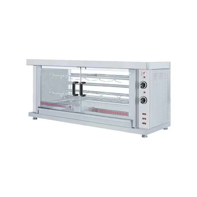 Rôtissoires à électrique 2 broches - 5.2 kW