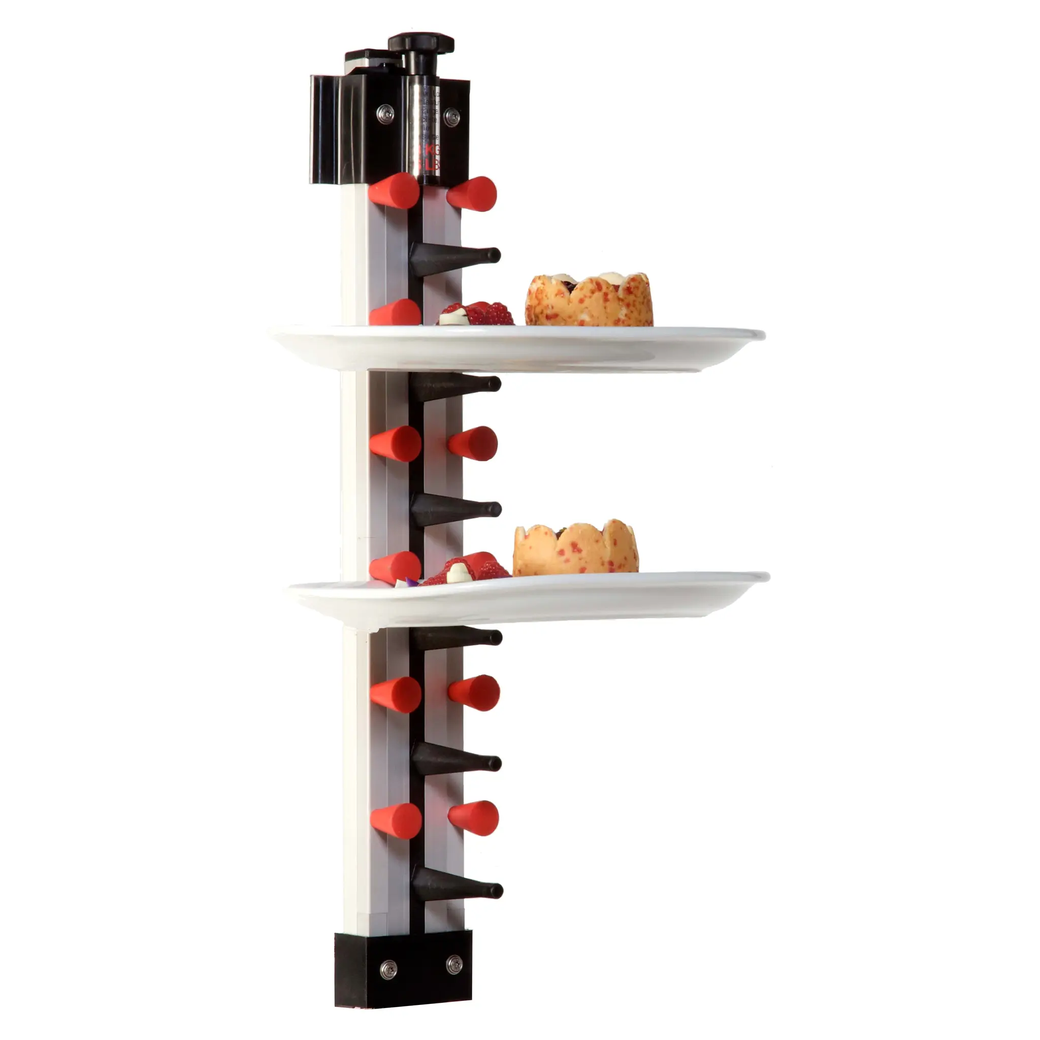 Porte-assiettes dressées murale 6 assiettes