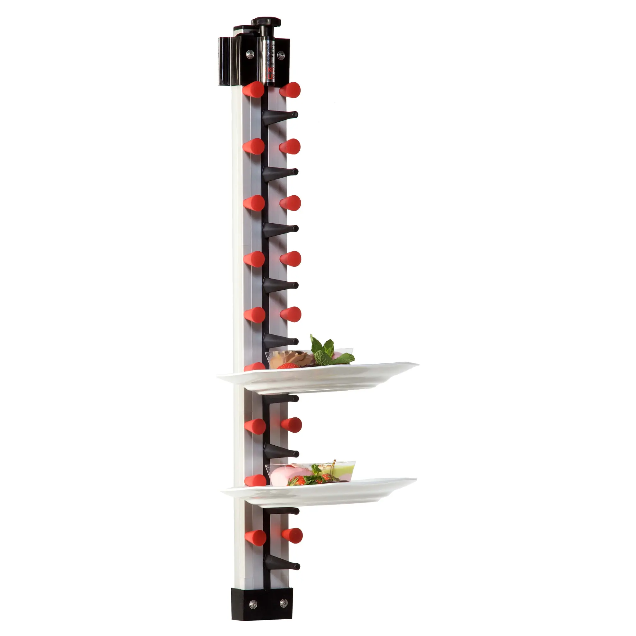 Porte assiettes dressées murale 9 assiettes