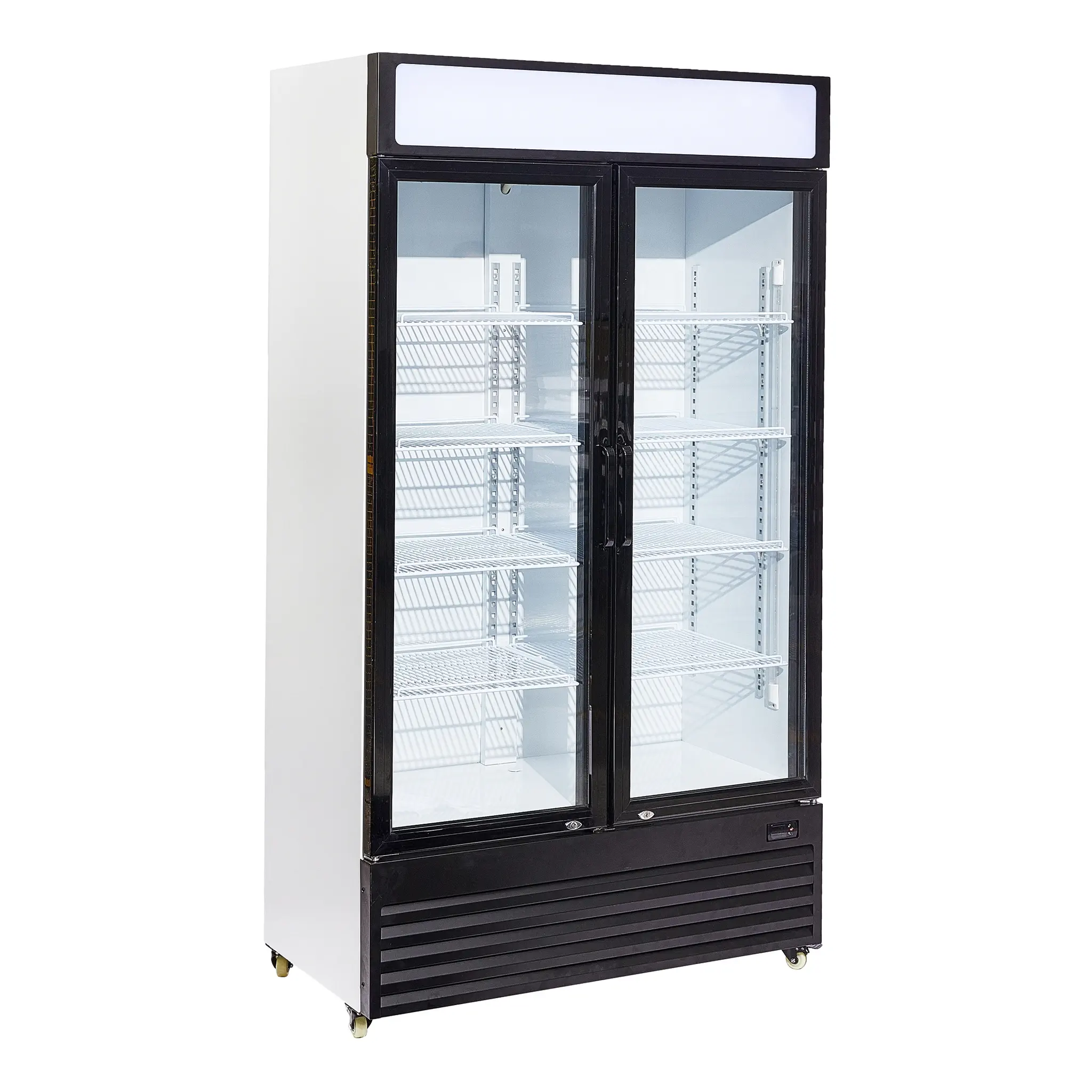 Vitrine réfrigérée positive 2 portes en verre 750 L