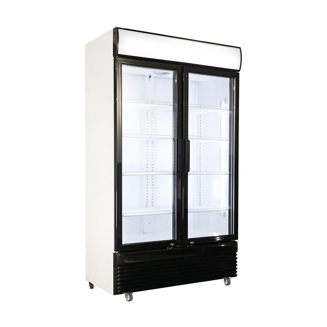 Vitrine réfrigérée positive 2 portes en verre 780 L