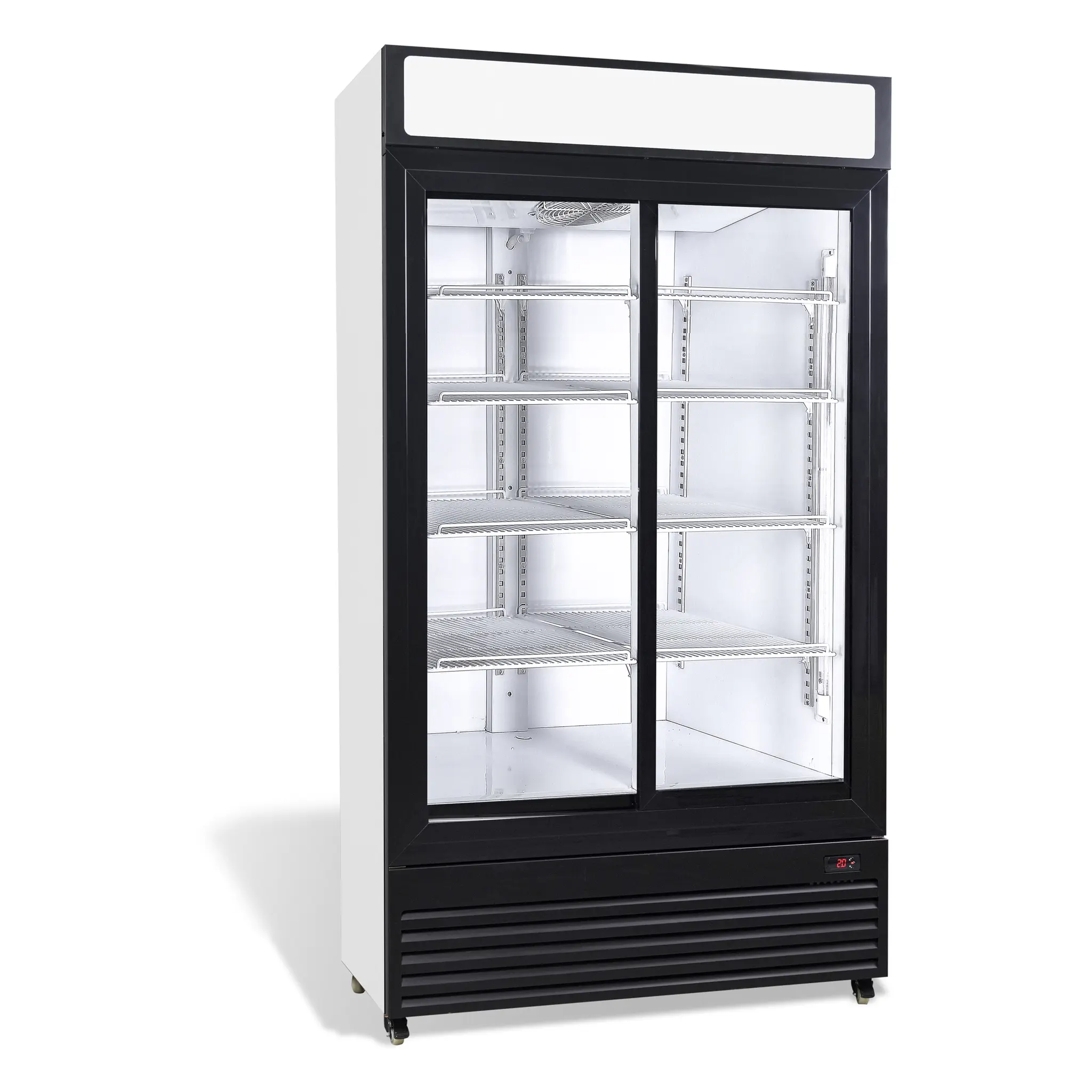 Vitrine réfrigérée positive avec portes coulissantes en verres - 750 L
