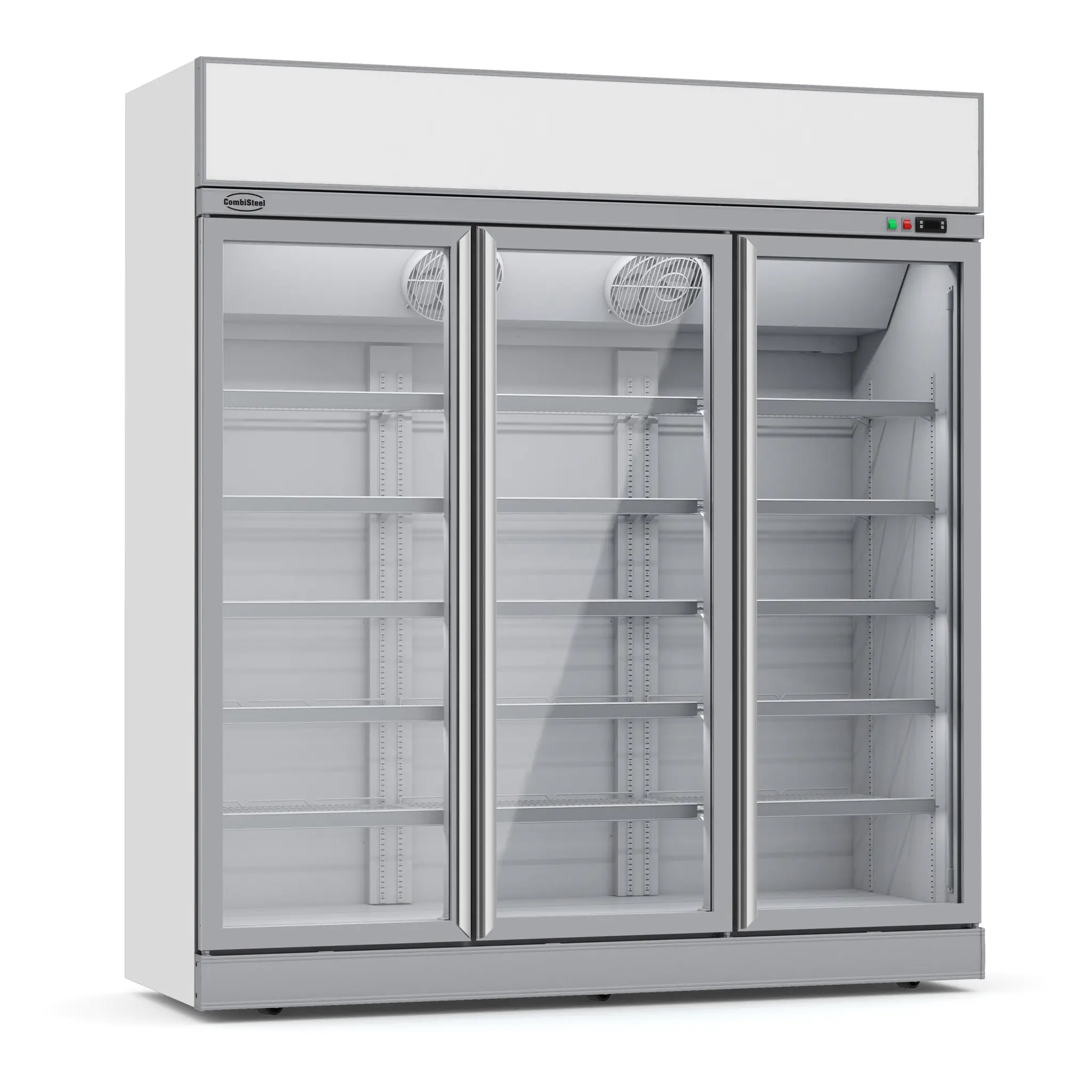 Vitrine réfrigérée positive 3 portes en verre 1530 L