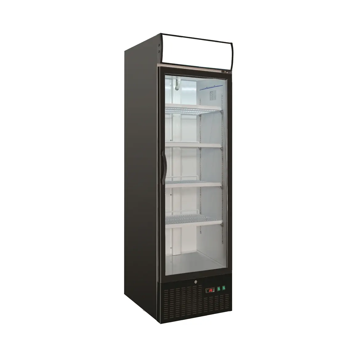 Vitrine réfrigérée négative 1 porte en verre