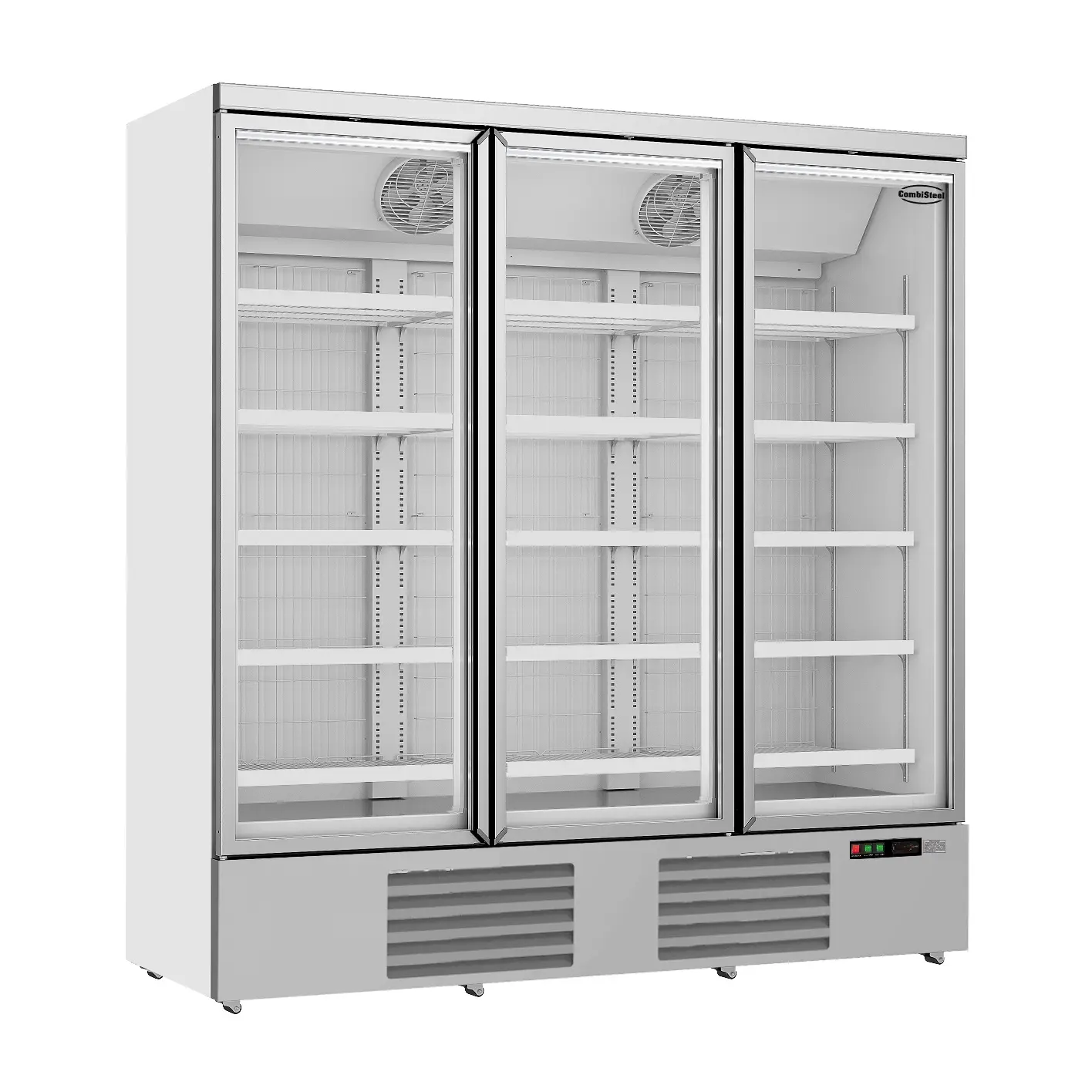 Vitrine réfrigérée négative 3 portes en verre 1530 L