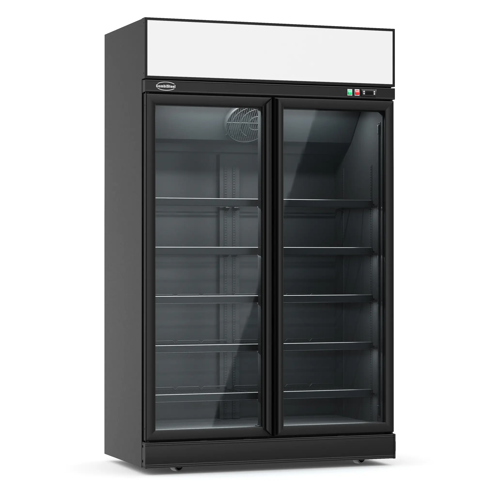 Vitrine réfrigérée négative 2 portes en verre 1000 L