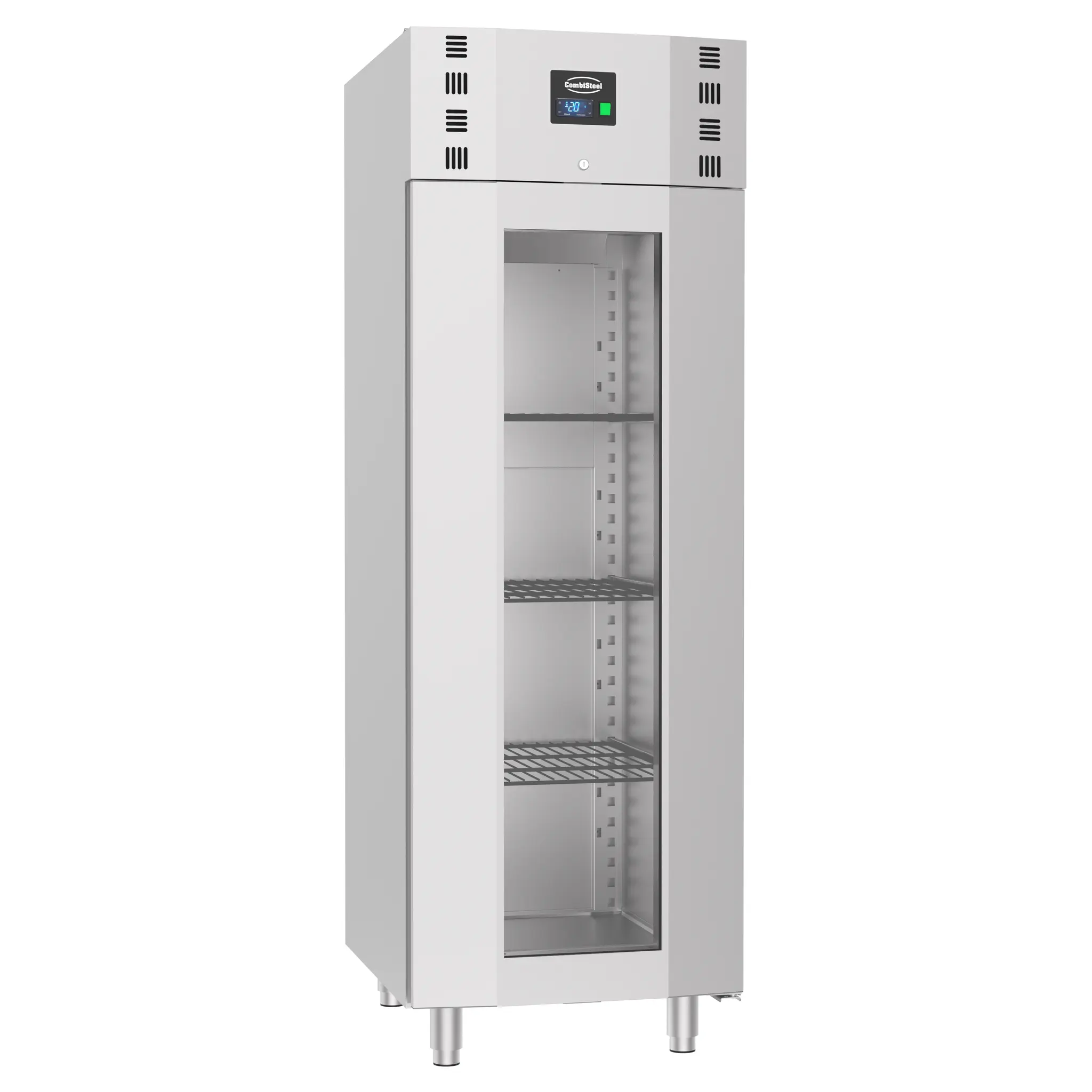 Armoire froide négative en acier inox porte en verre mono block 700 l - Pro Line