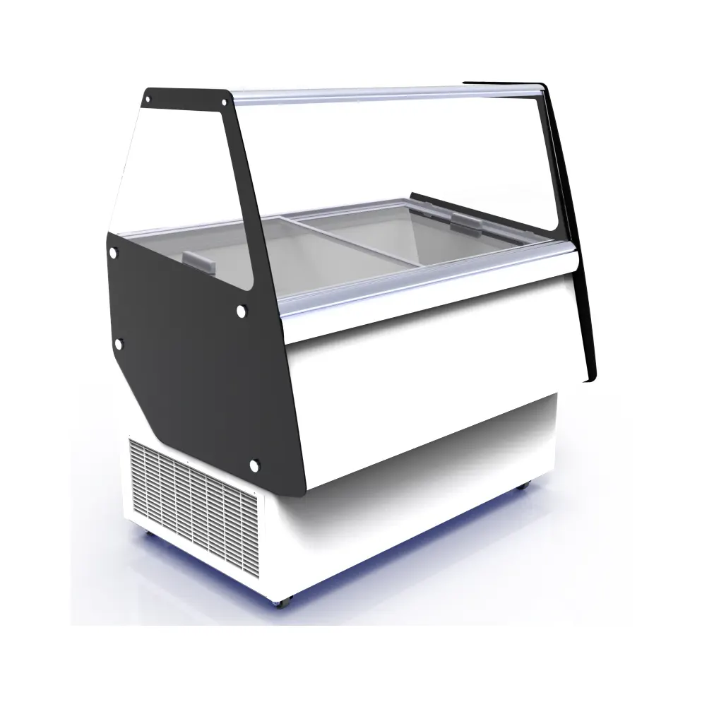 Vitrine à creme glacée ibiza 8x5 L - 358 L