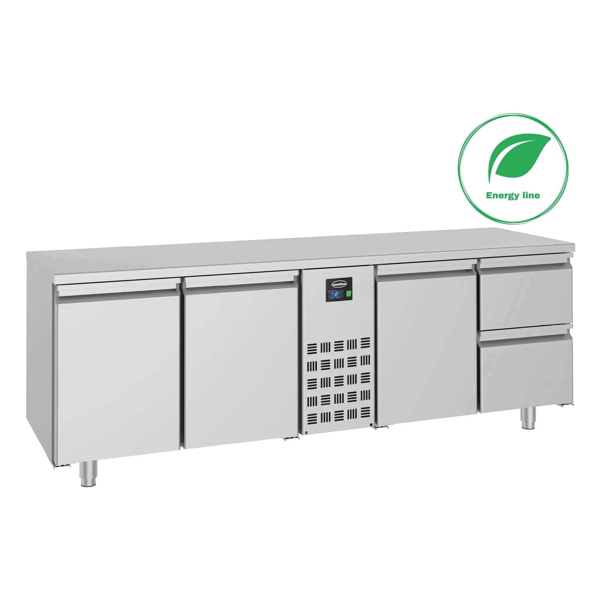 Table réfrigérée GN 1/1 3 portes et 2 tiroirs - 632 L - Pro Line