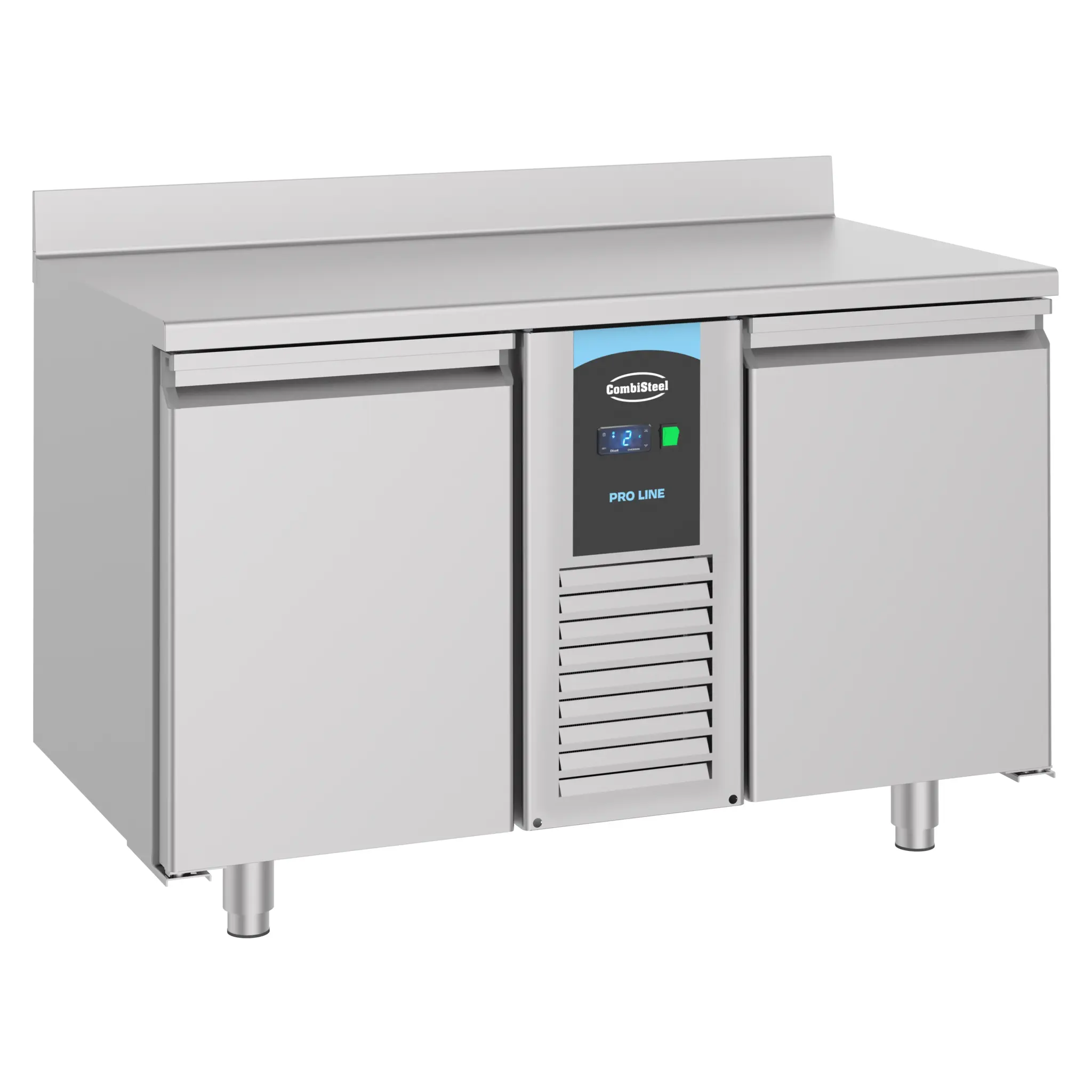 Table réfrigérée GN 1/1 avec dosseret 2 portes - 281 L - Pro Line