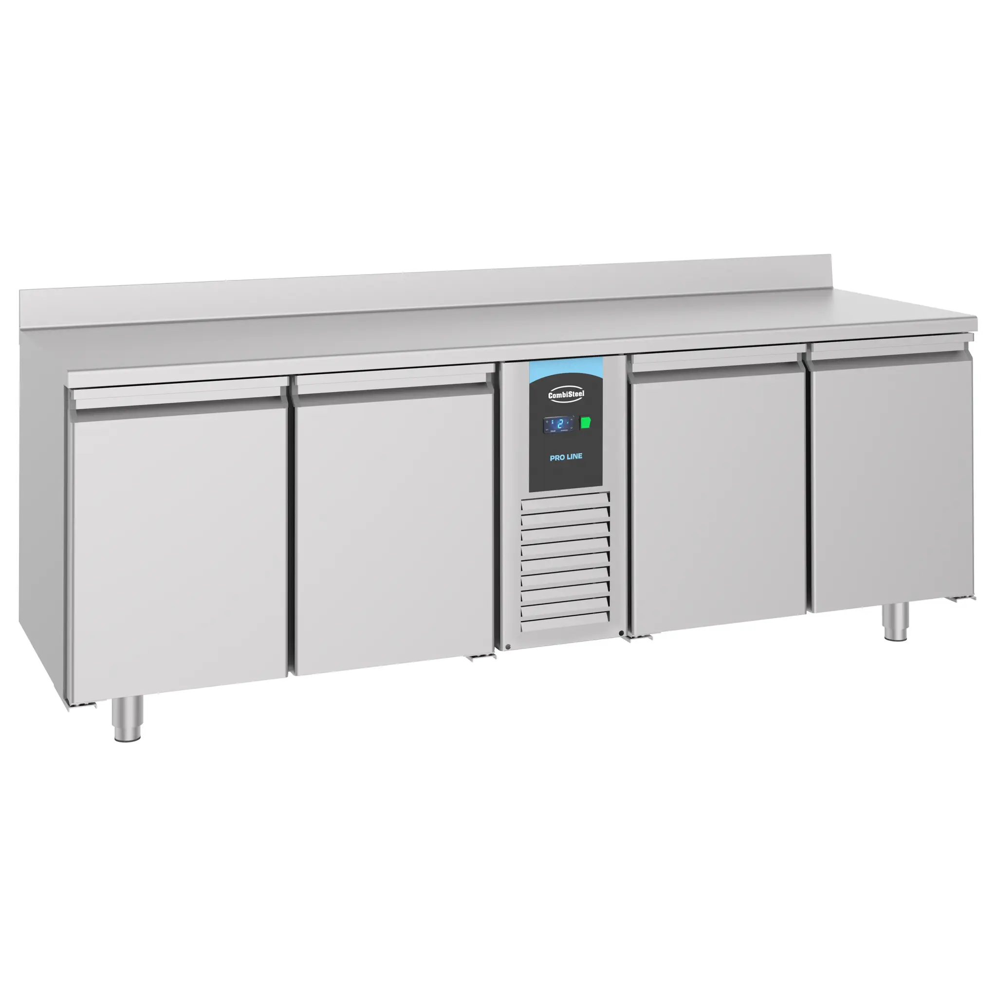 Table réfrigérée GN 1/1 avec dosseret 4 portes - 632 L - Pro Line