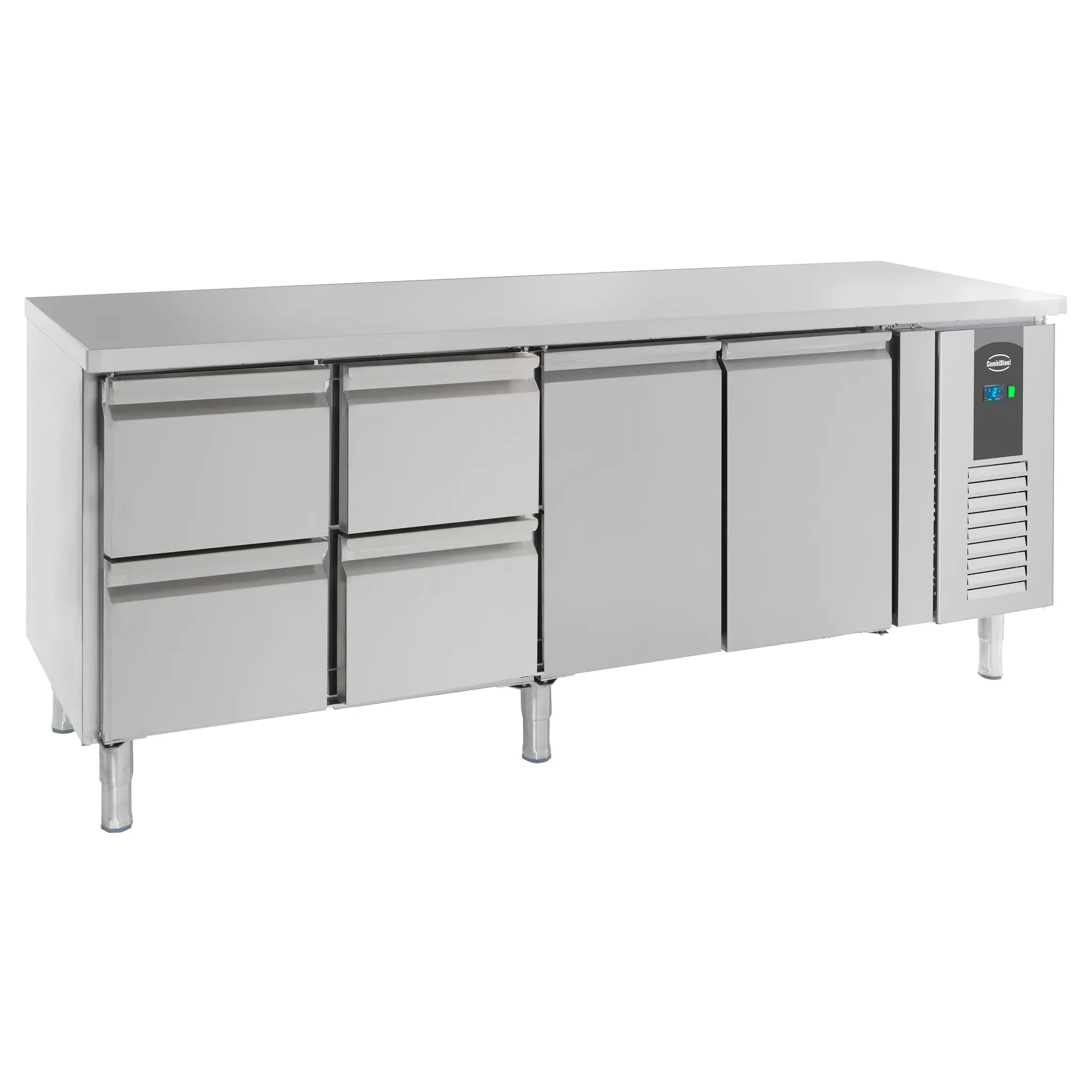 Table réfrigérée GN 1/1 2 portes et 4 tiroirs - 553 L - Standard Line