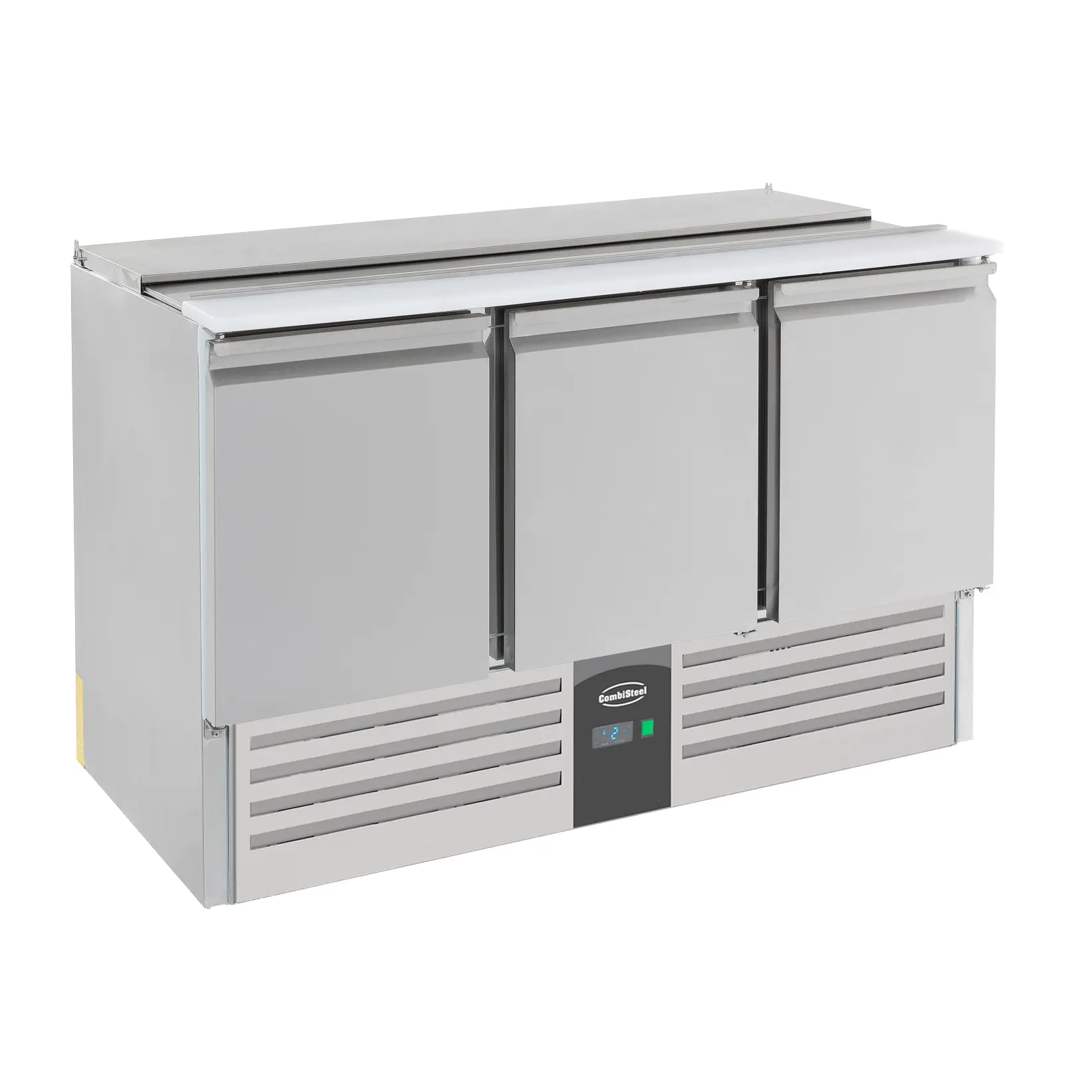 Saladette vitrée réfrigérée 3 portes 4x GN 1/1 - Compact Line