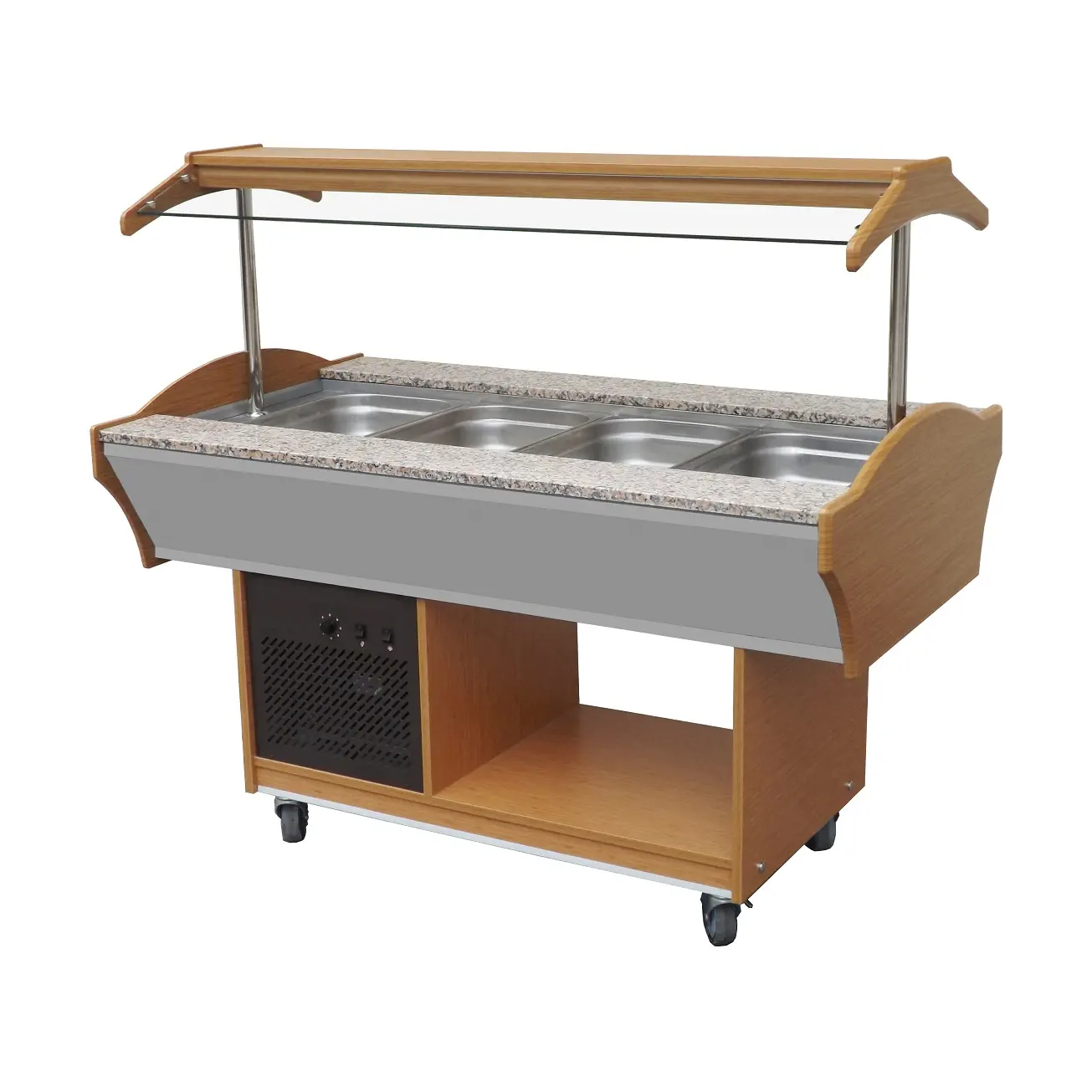 Buffet refrigeré 4x GN 1/1