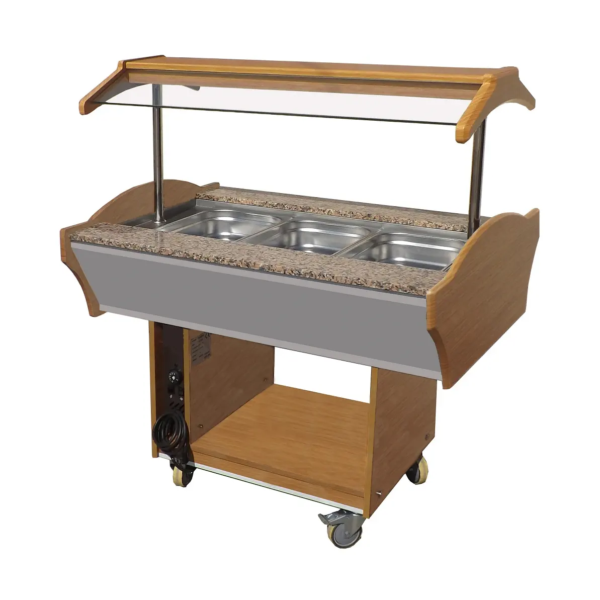 Buffet chaud 3x GN 1/1