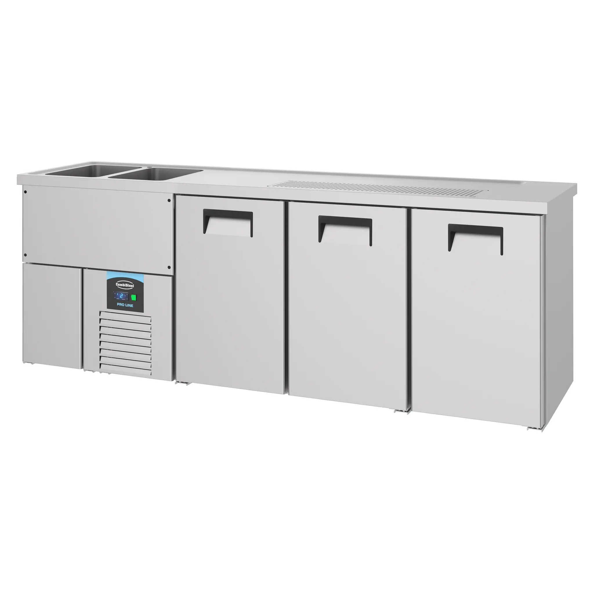 Refroidisseur de bière 3 portes groupe à gauche