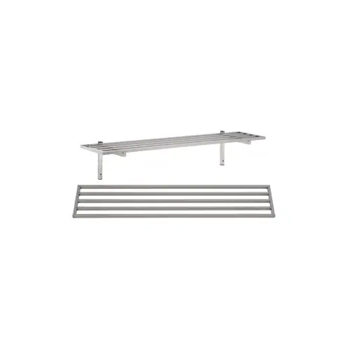 étagère murale barreaudée 1400x300  avec équerres