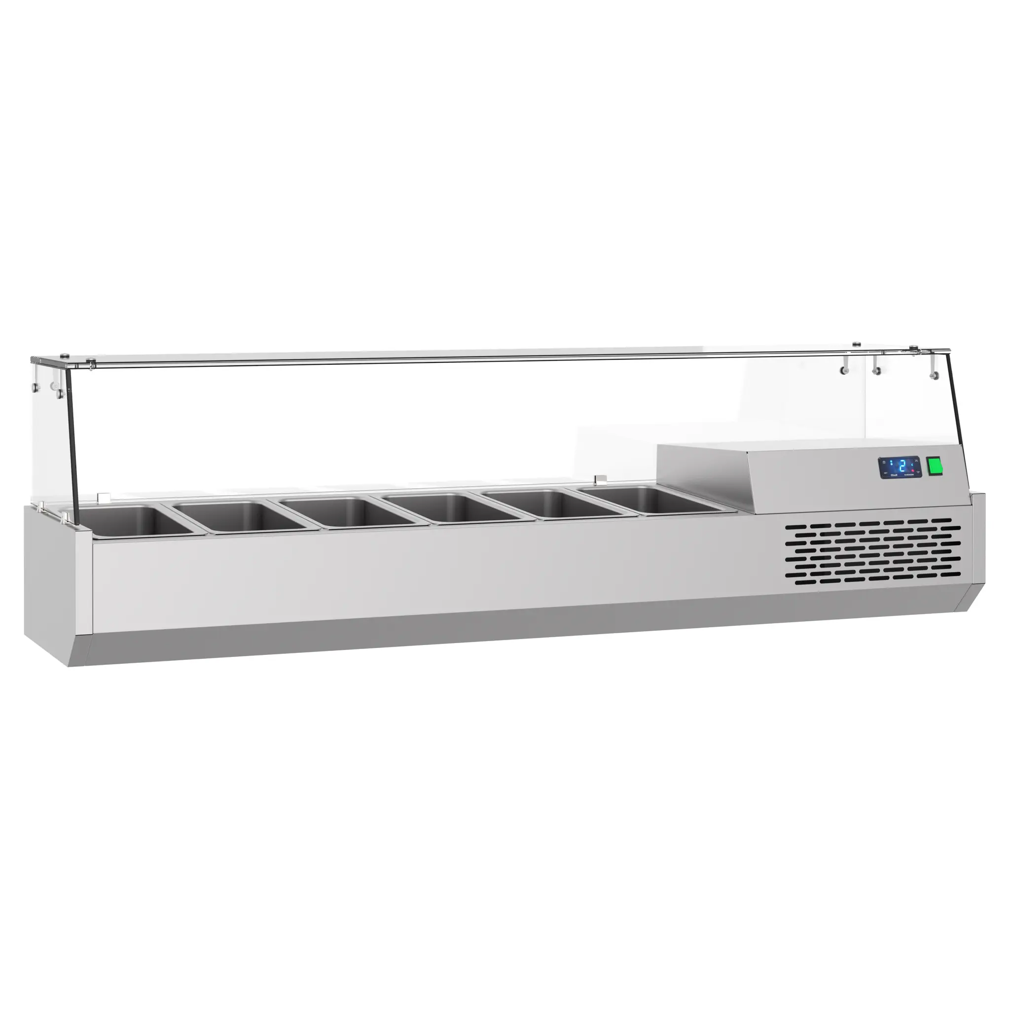 Vitrine à ingrédients 6x 1/3 GN - Pro Line