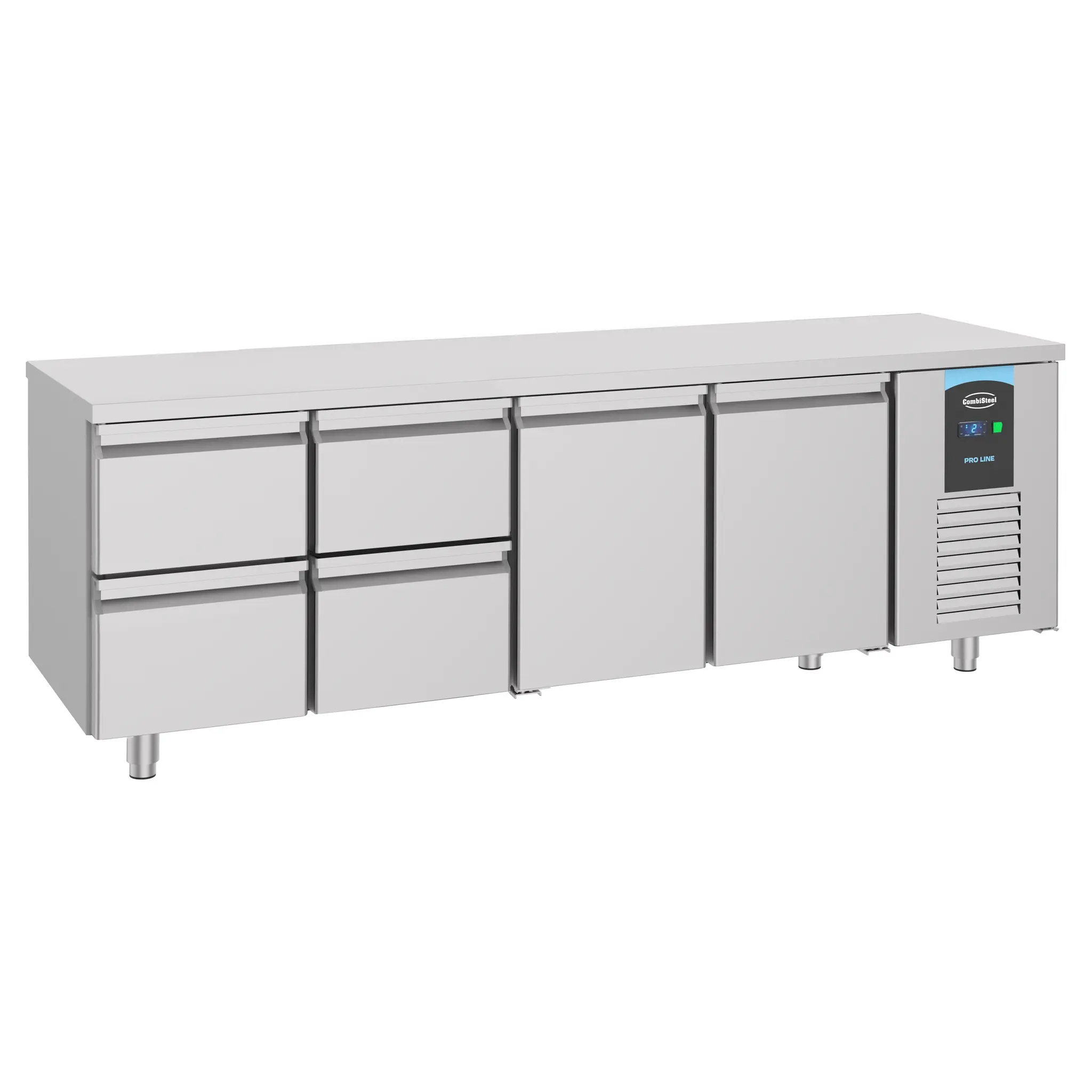 Table réfrigérée GN 1/1 2 portes 4 tiroirs - 632 L - Energy Line