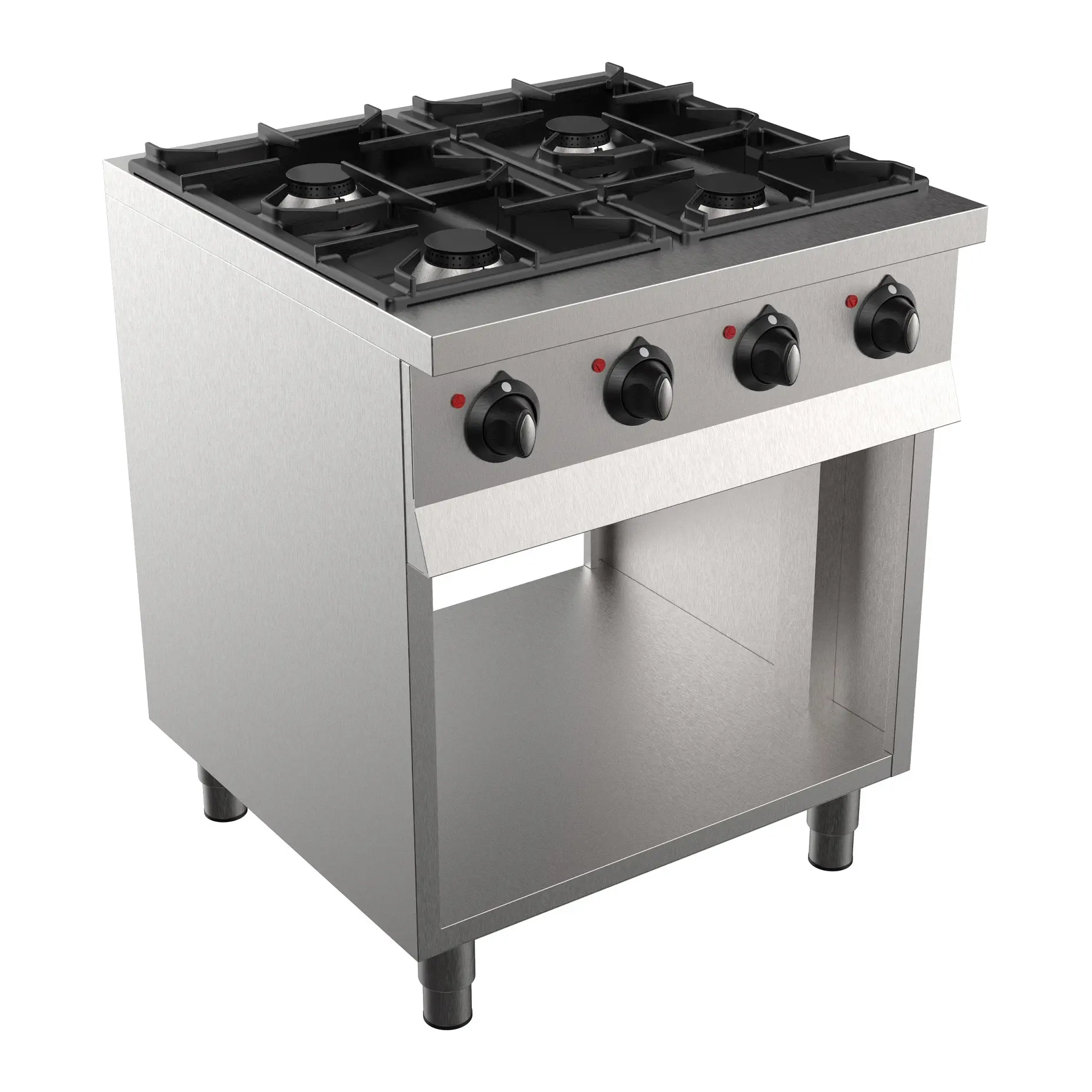 Fourneau à gaz 4 brûleurs - 26.0 kW