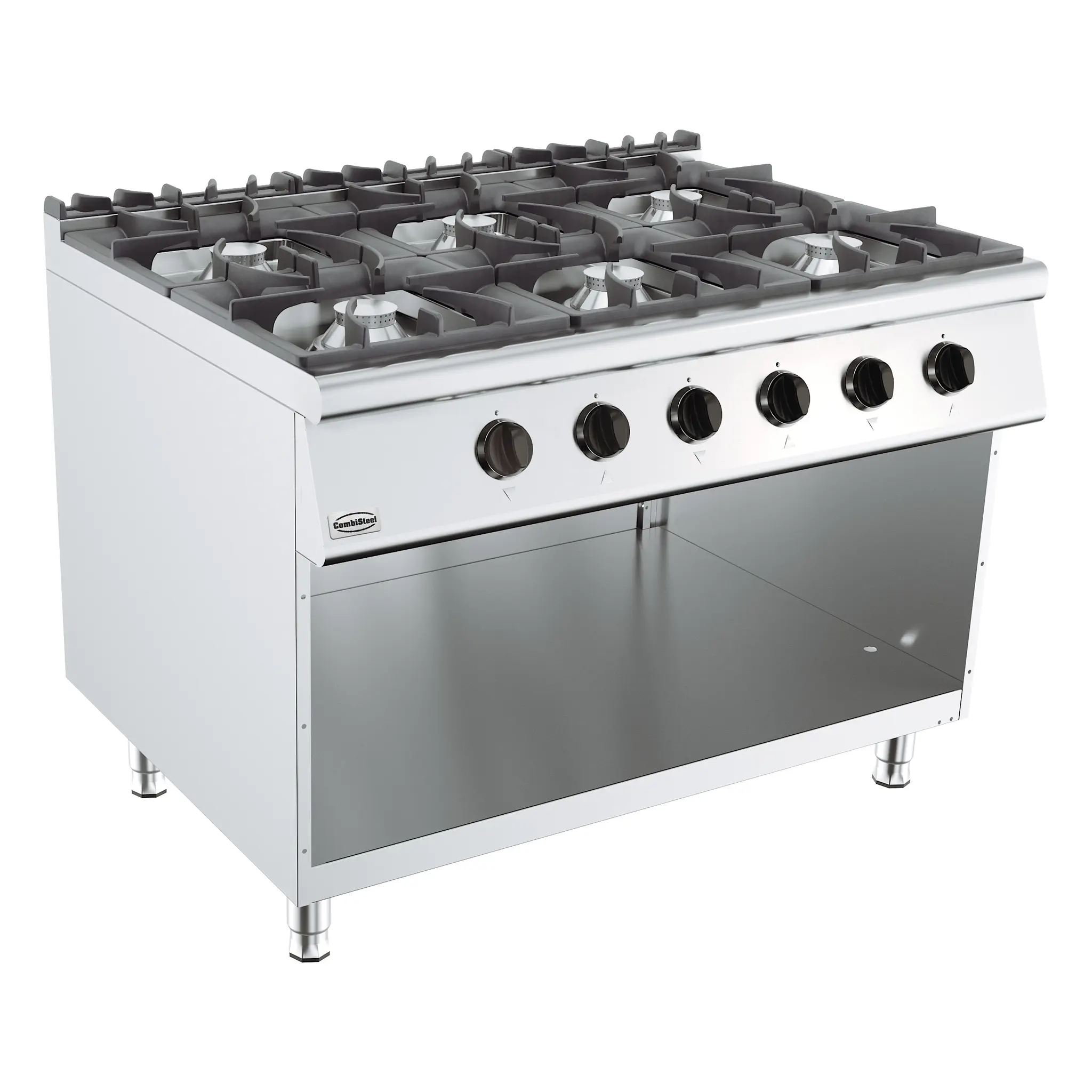 Fourneau a gaz 6 brûleurs - 52.0 kW