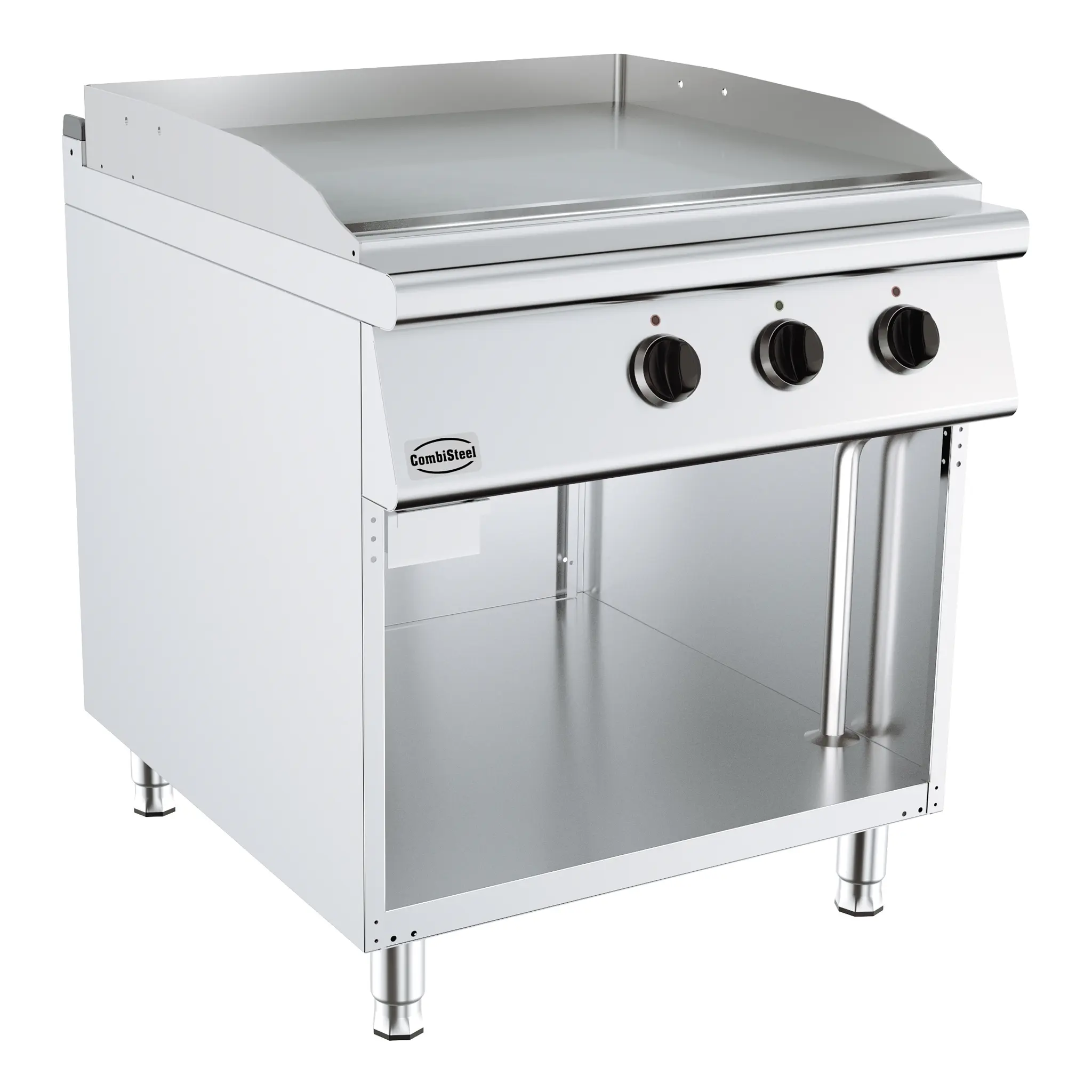 Plaque grill électrique chrome - 12.0 kW