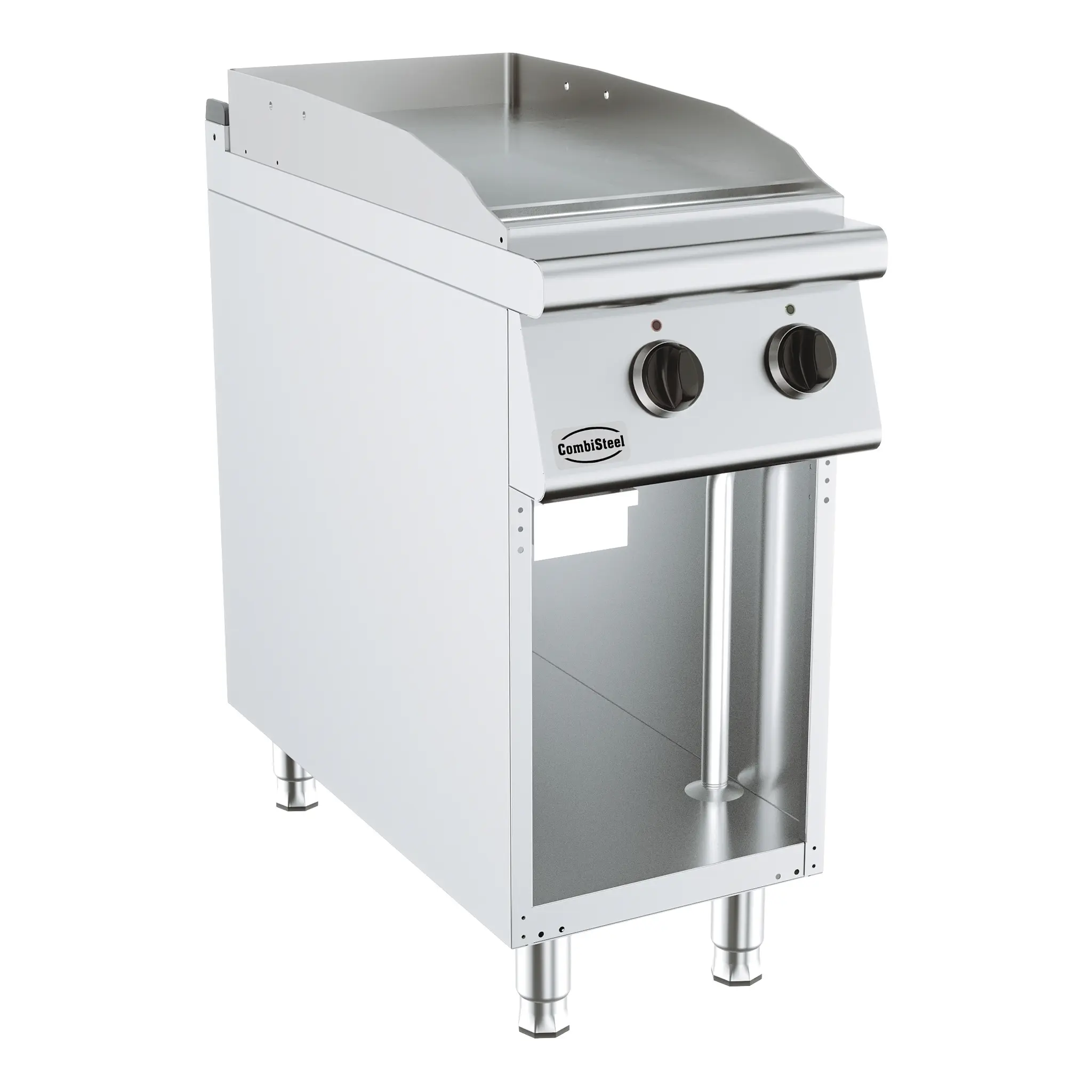 Plaque grill électrique chrome - 6.0 kW