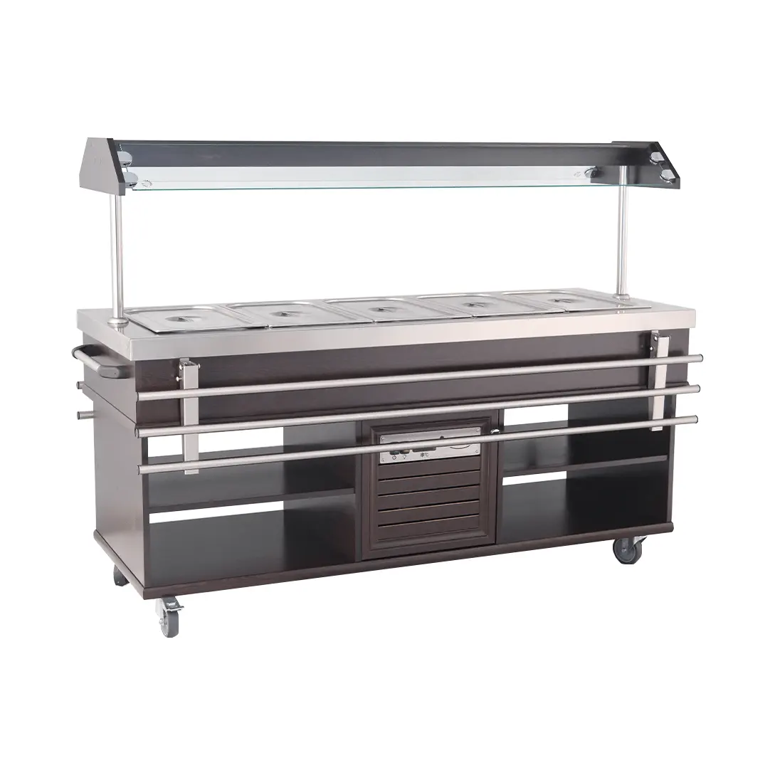 Buffet chaud 5x GN 1/1