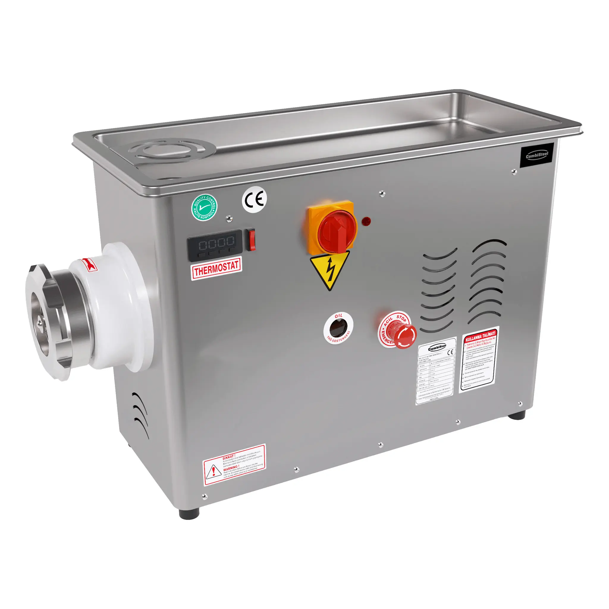 Hachoir 22 - 450kg/h 400v - avec tête fixe réfrigérée