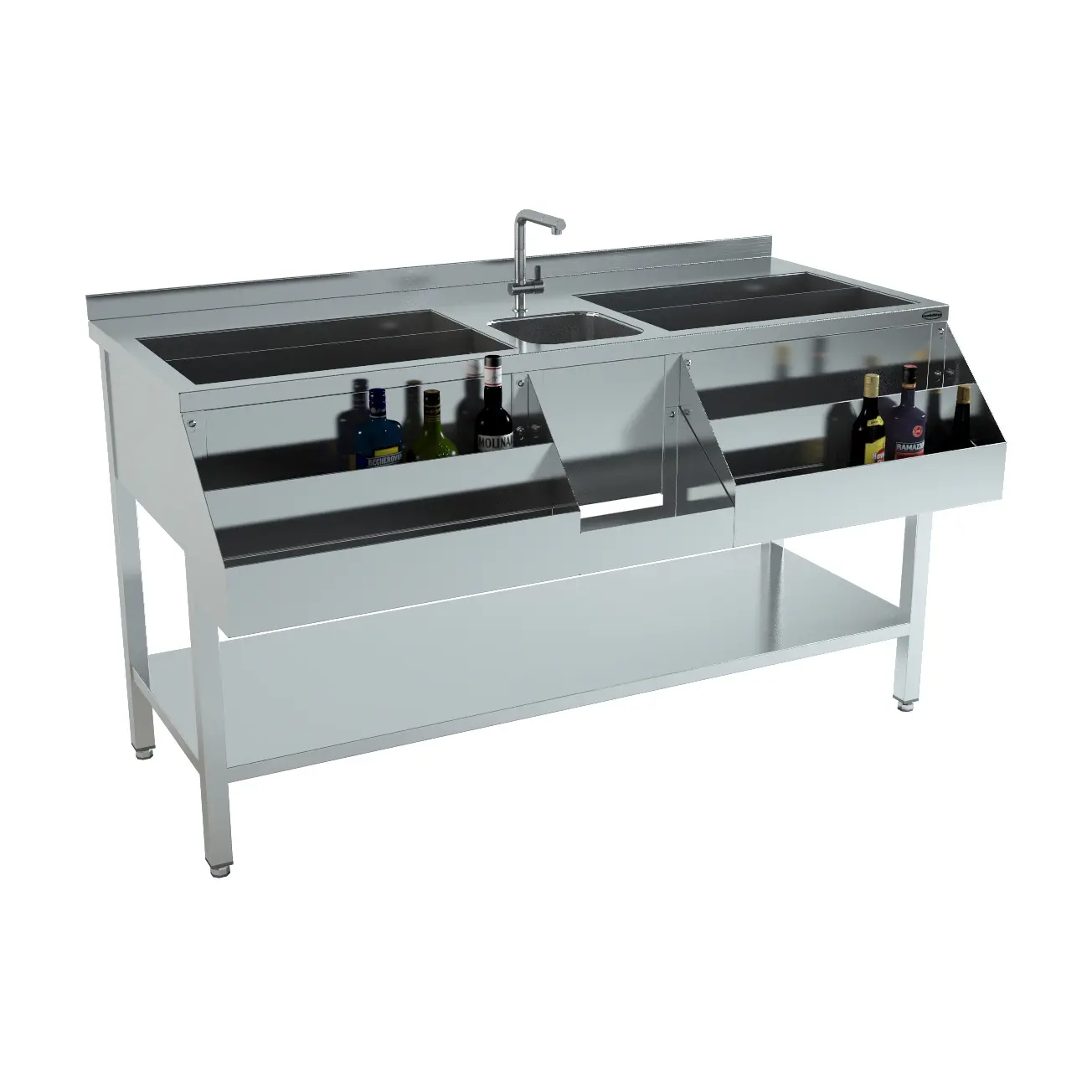 Poste à cocktails 1600