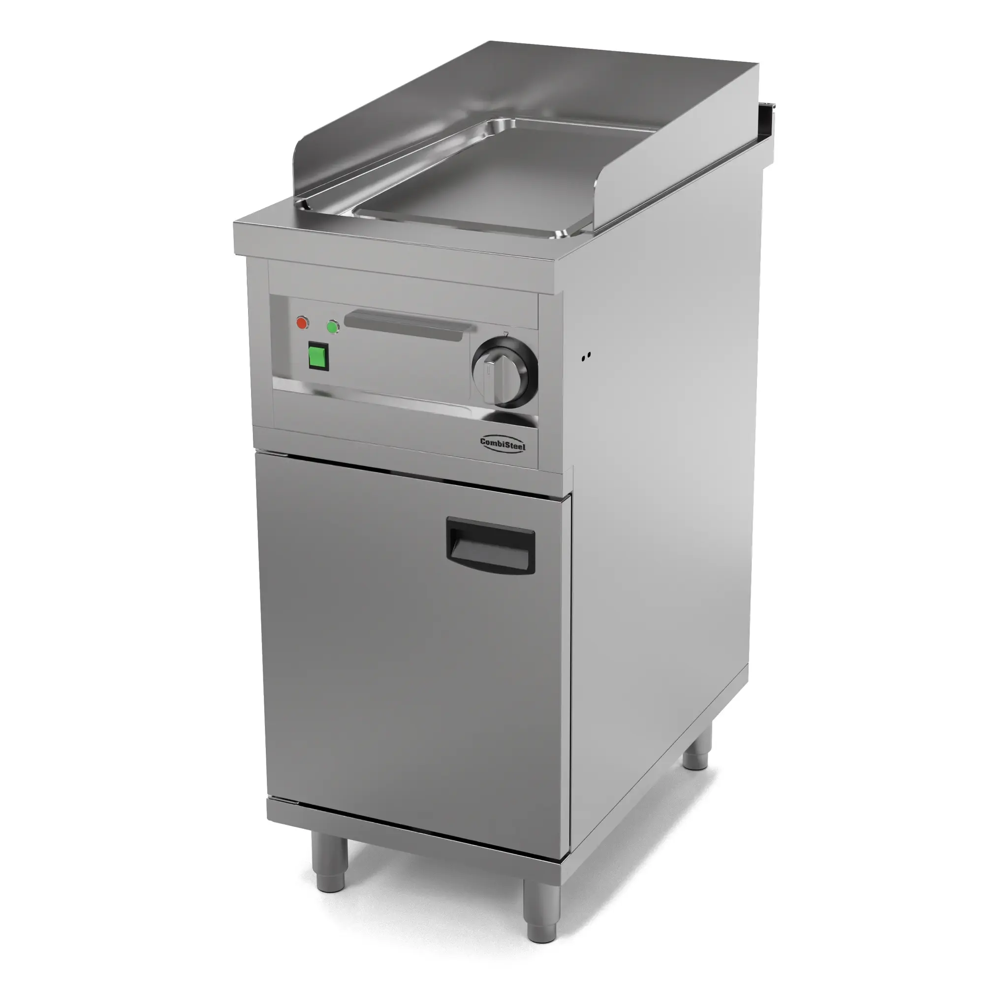 plancha électrique chrome - 400 x 700 mm - 2.7 kW