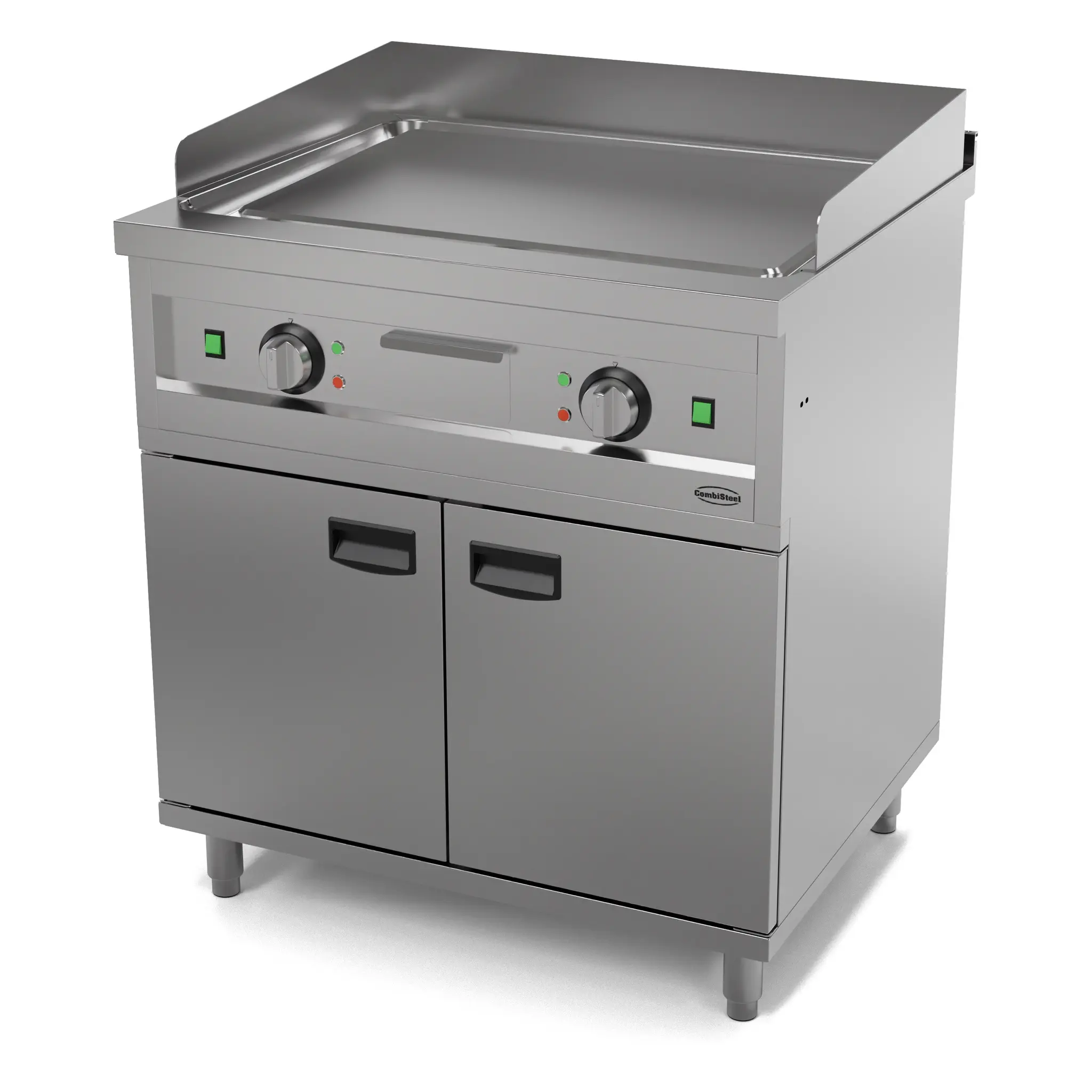 plancha électrique chrome - 800 x 700 mm - 8.1 kW