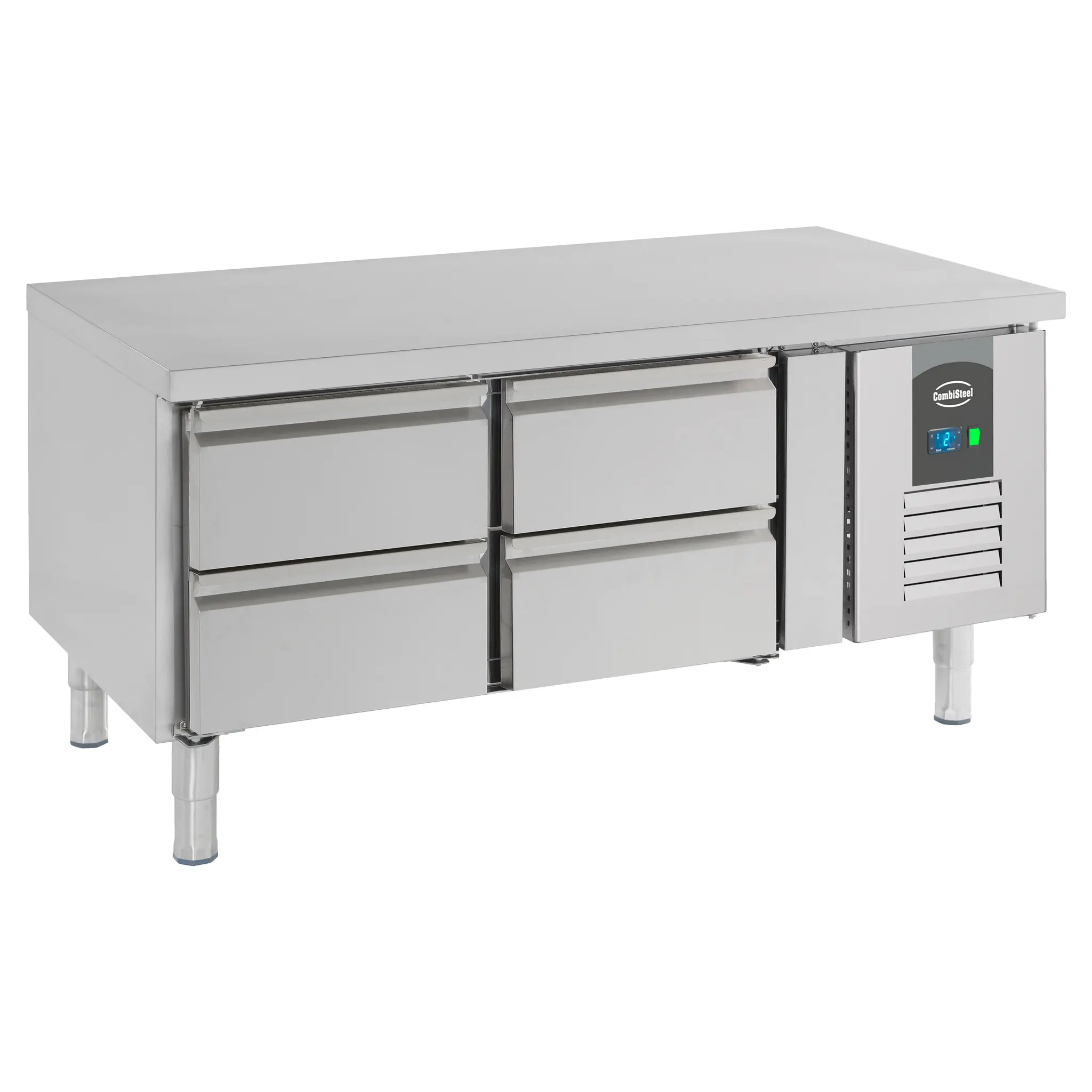 Soubassement réfrigérée hauteur 650mm 4 tiroirs - 202 L