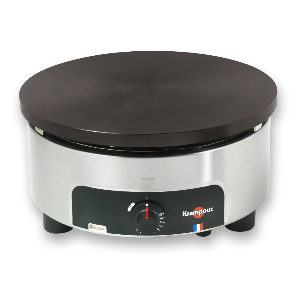 Crêpière gaz Ø40cm gamme confort - régulation thermostatique et allumage à train d’étincelle