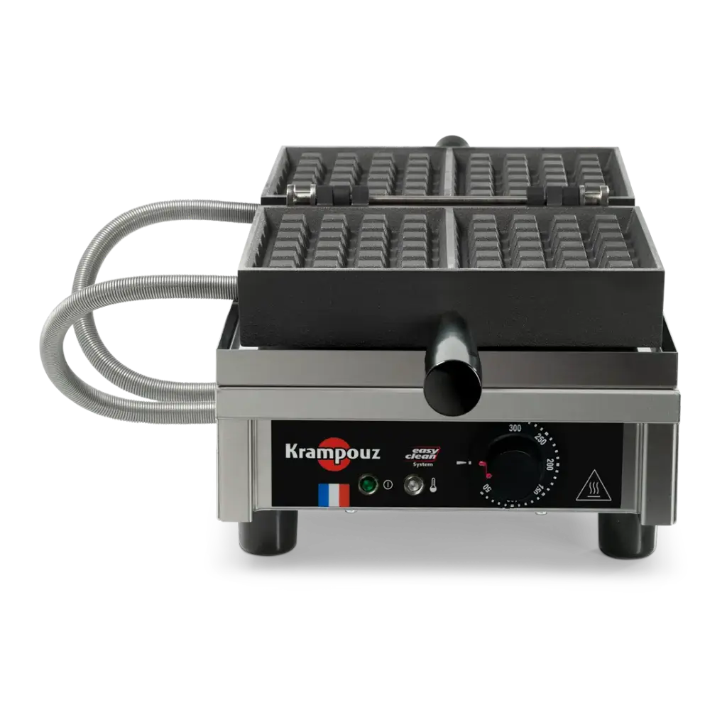 Gaufrier 4x6 Bruxelles 180° simple