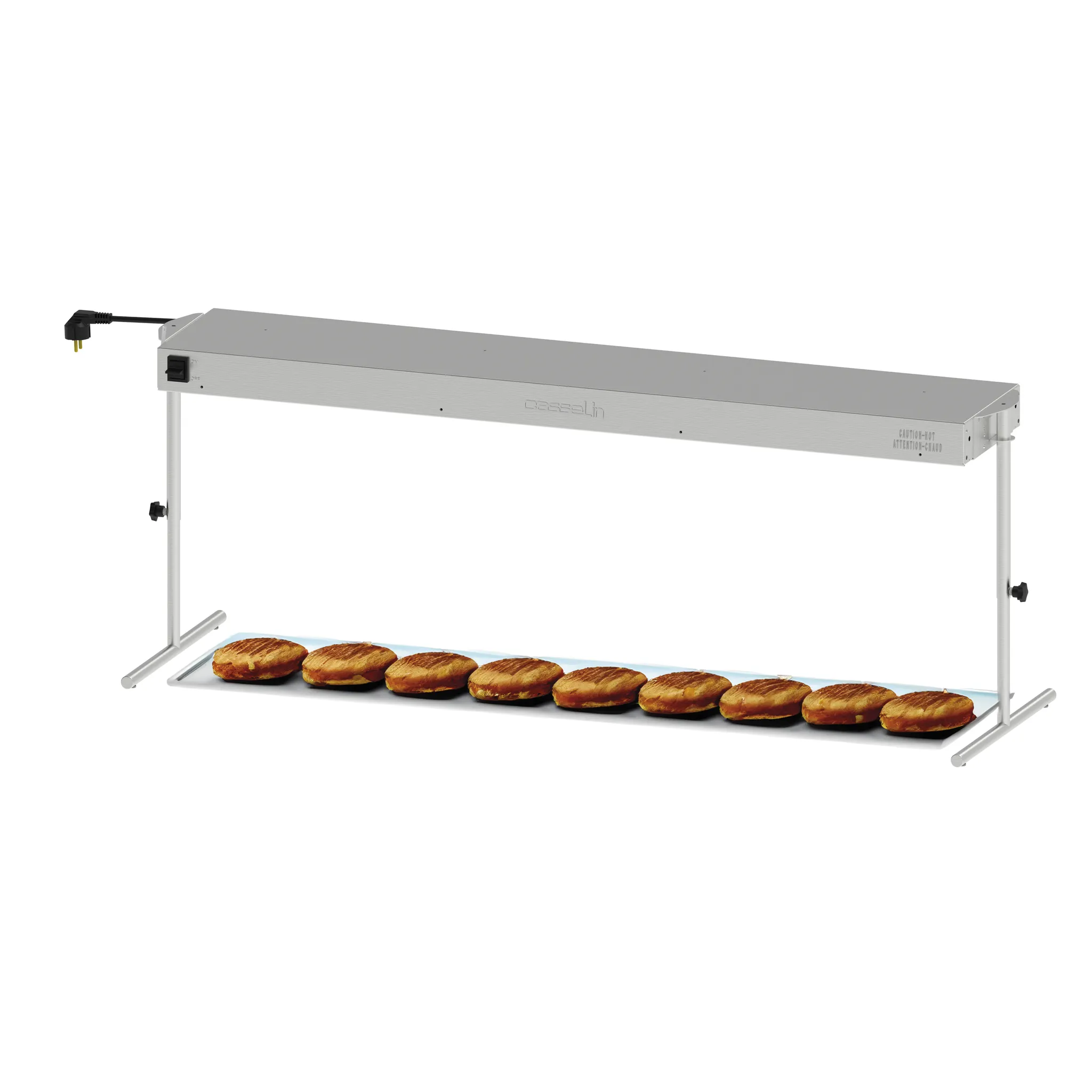 Rampe chauffante infrarouge avec éclairage 1200