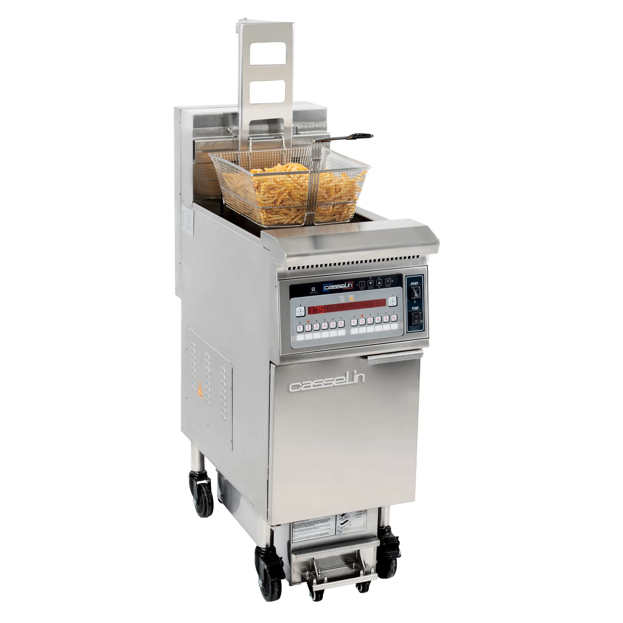 Friteuse électrique avec relevage automatique et filtration 22 litres 17kW