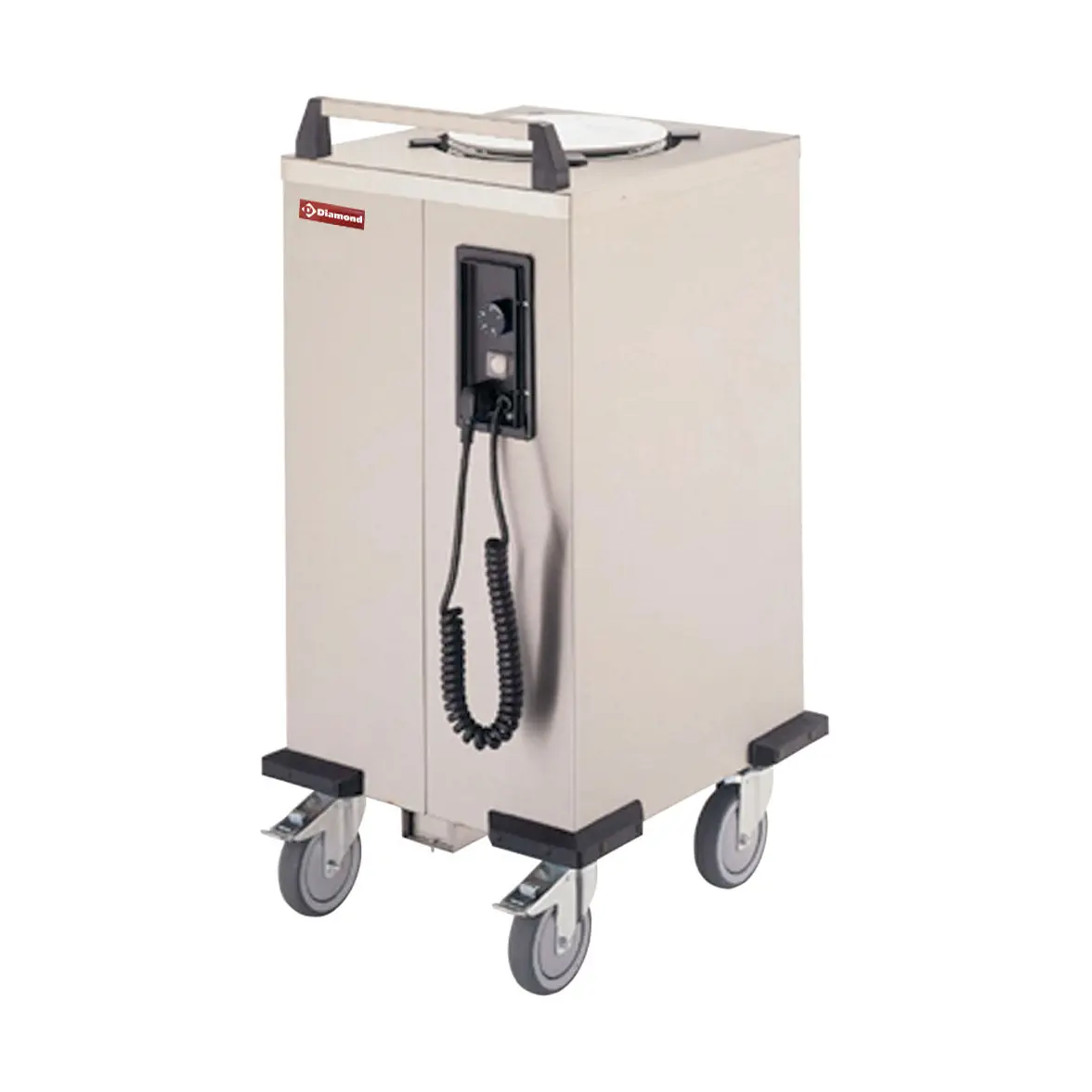 Chariot chauffe-assiettes 1 pile d. 260-310 mm