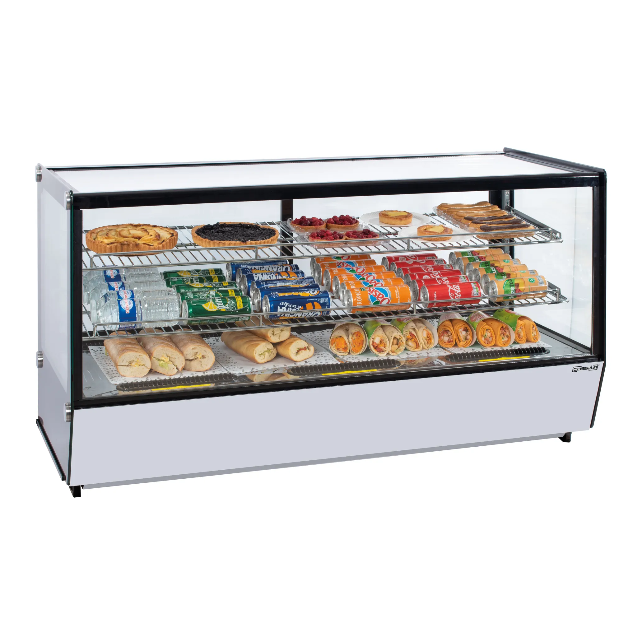 Vitrine réfrigérée 200L encastrée