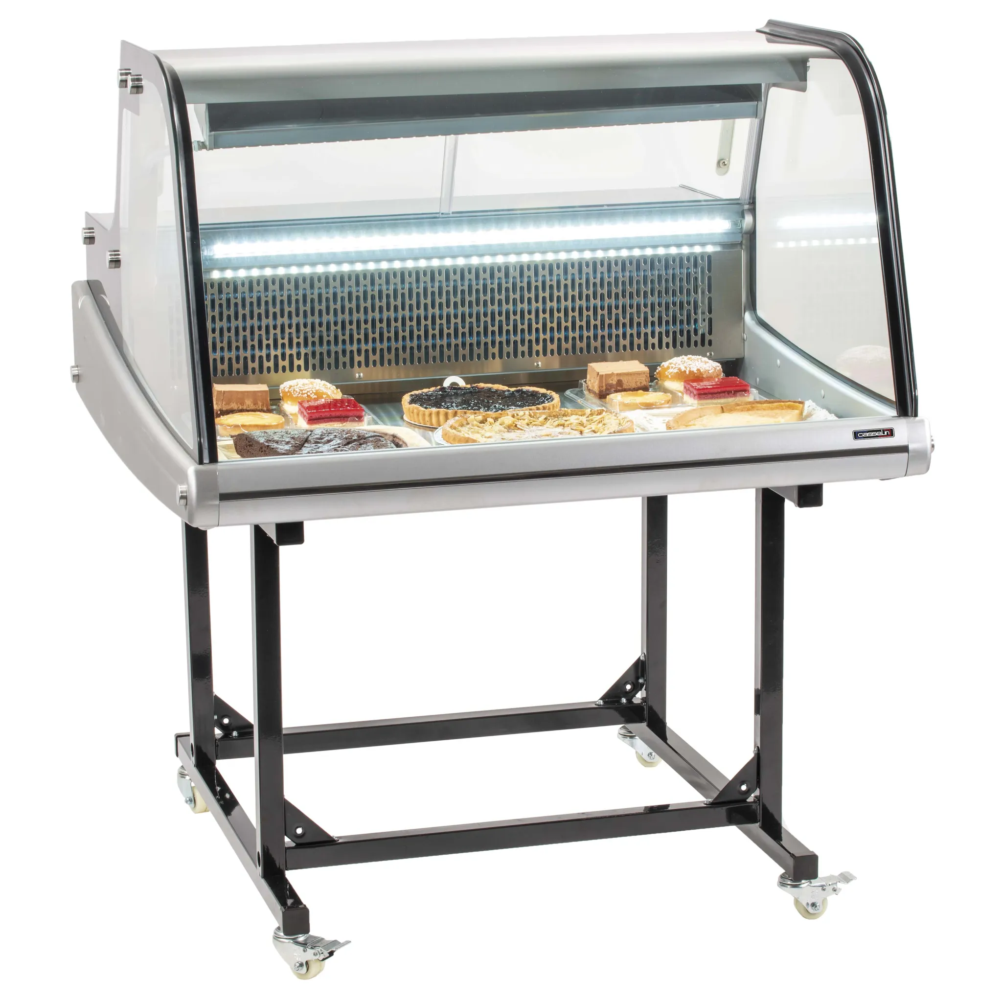 Vitrine réfrigérée de marché 175L sur chariot